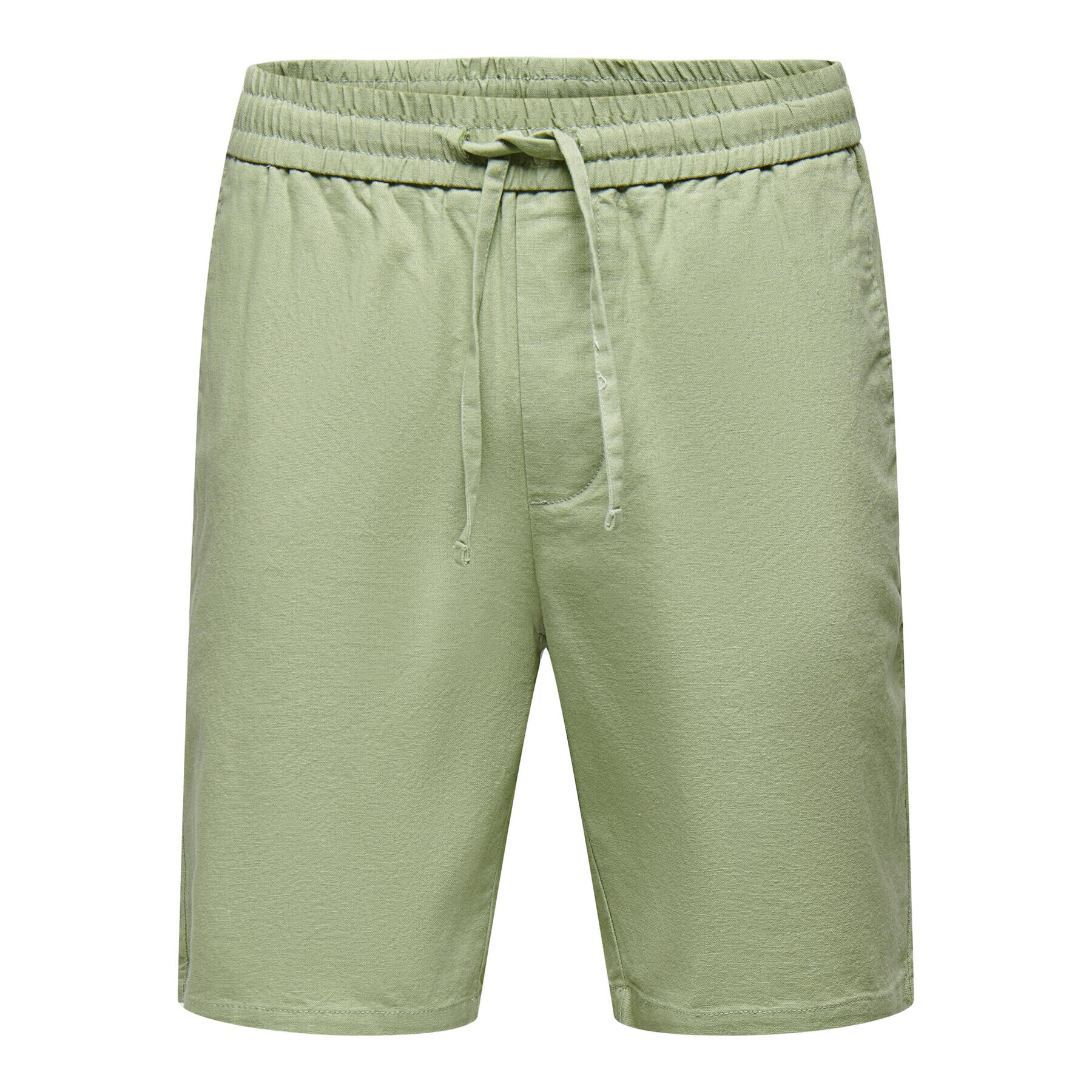 Only & Sons Шорти от плат 22024967 Зелен Loose Fit - Pepit.bg