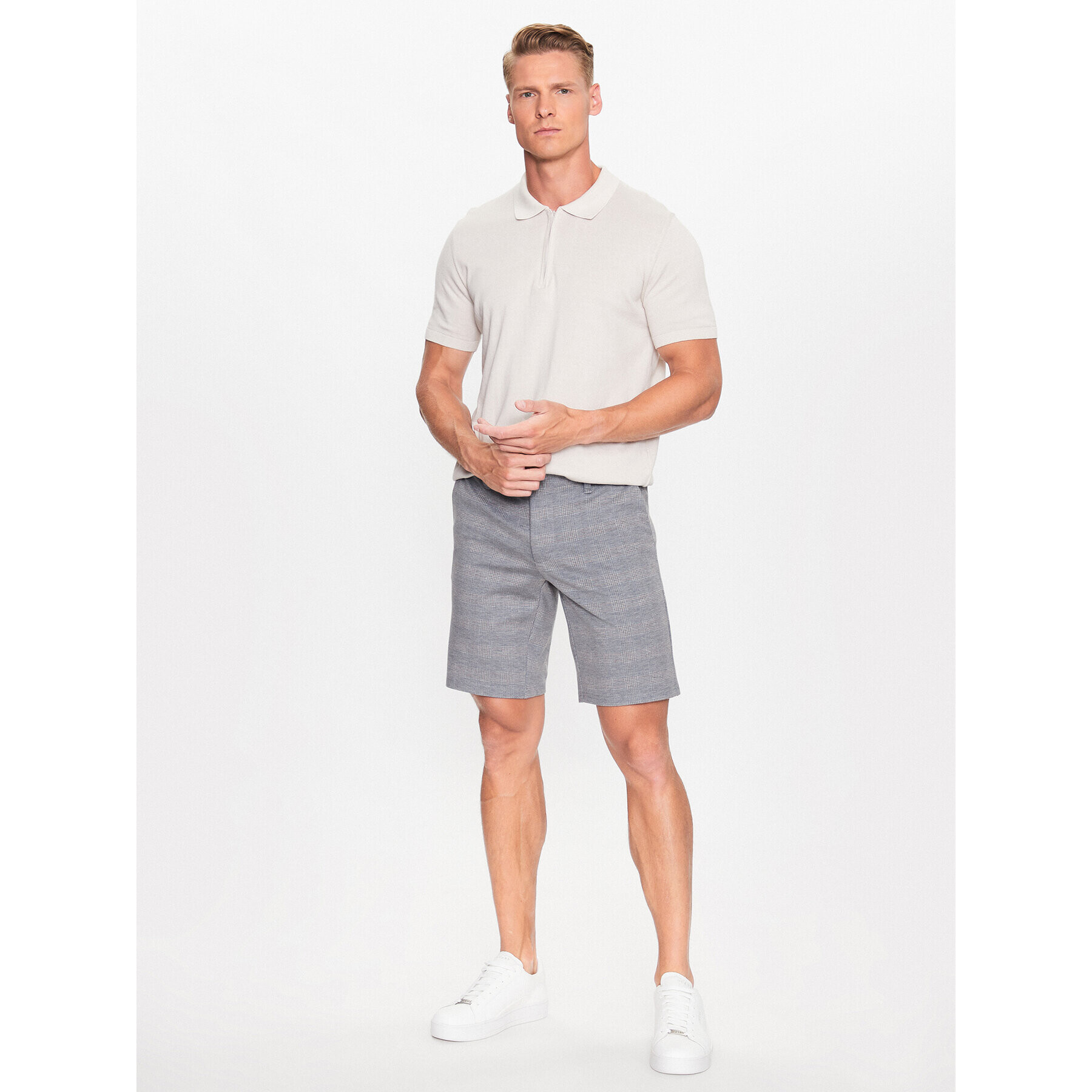 Only & Sons Шорти от плат 22024969 Син Regular Fit - Pepit.bg