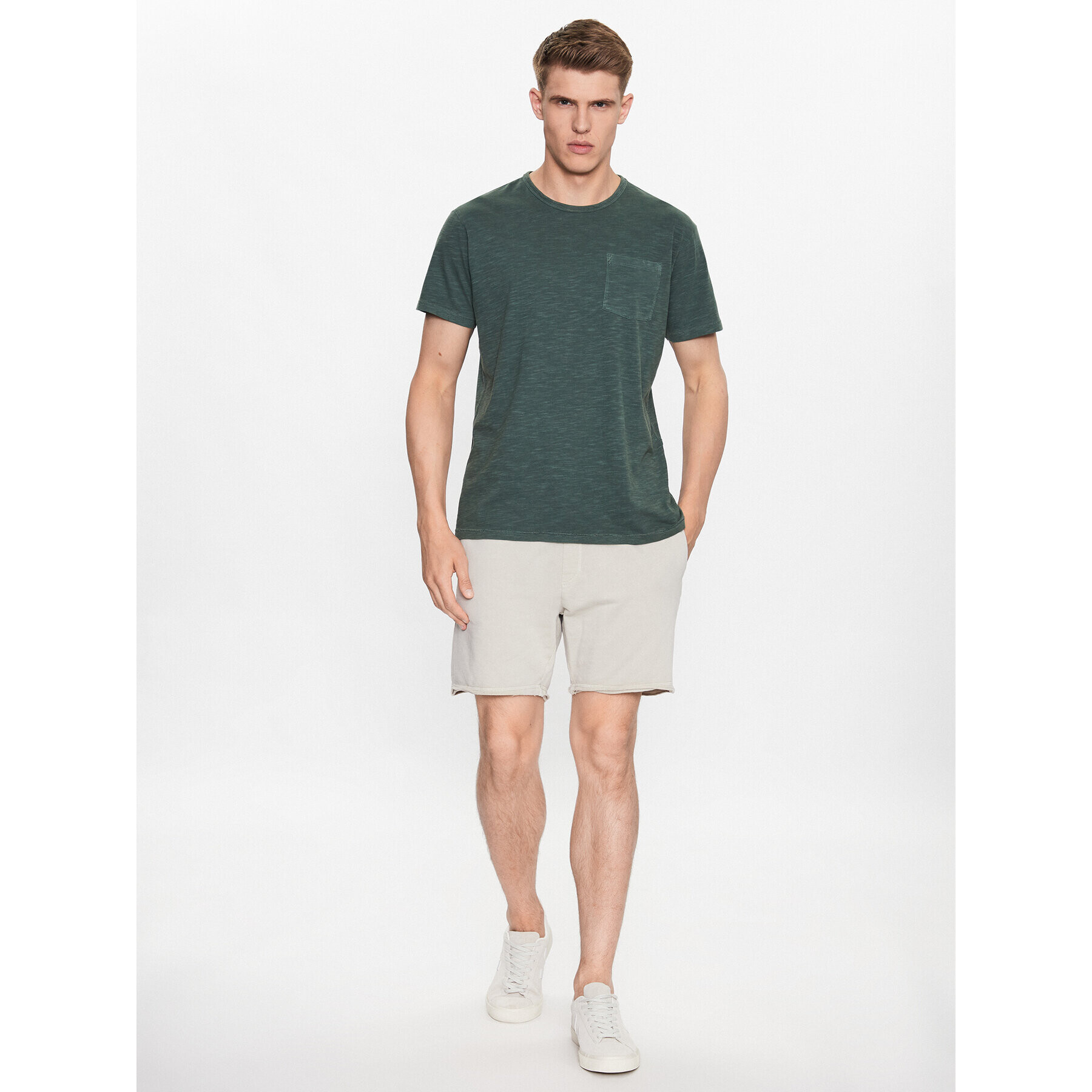 Only & Sons Шорти от плат 22025295 Бежов Relaxed Fit - Pepit.bg