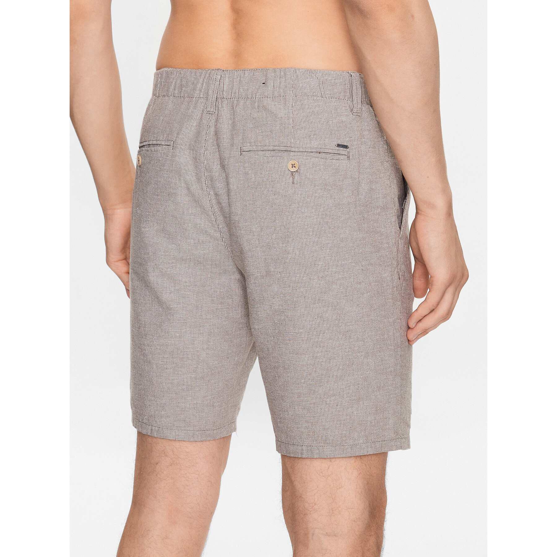Only & Sons Шорти от плат 22025777 Кафяв Regular Fit - Pepit.bg