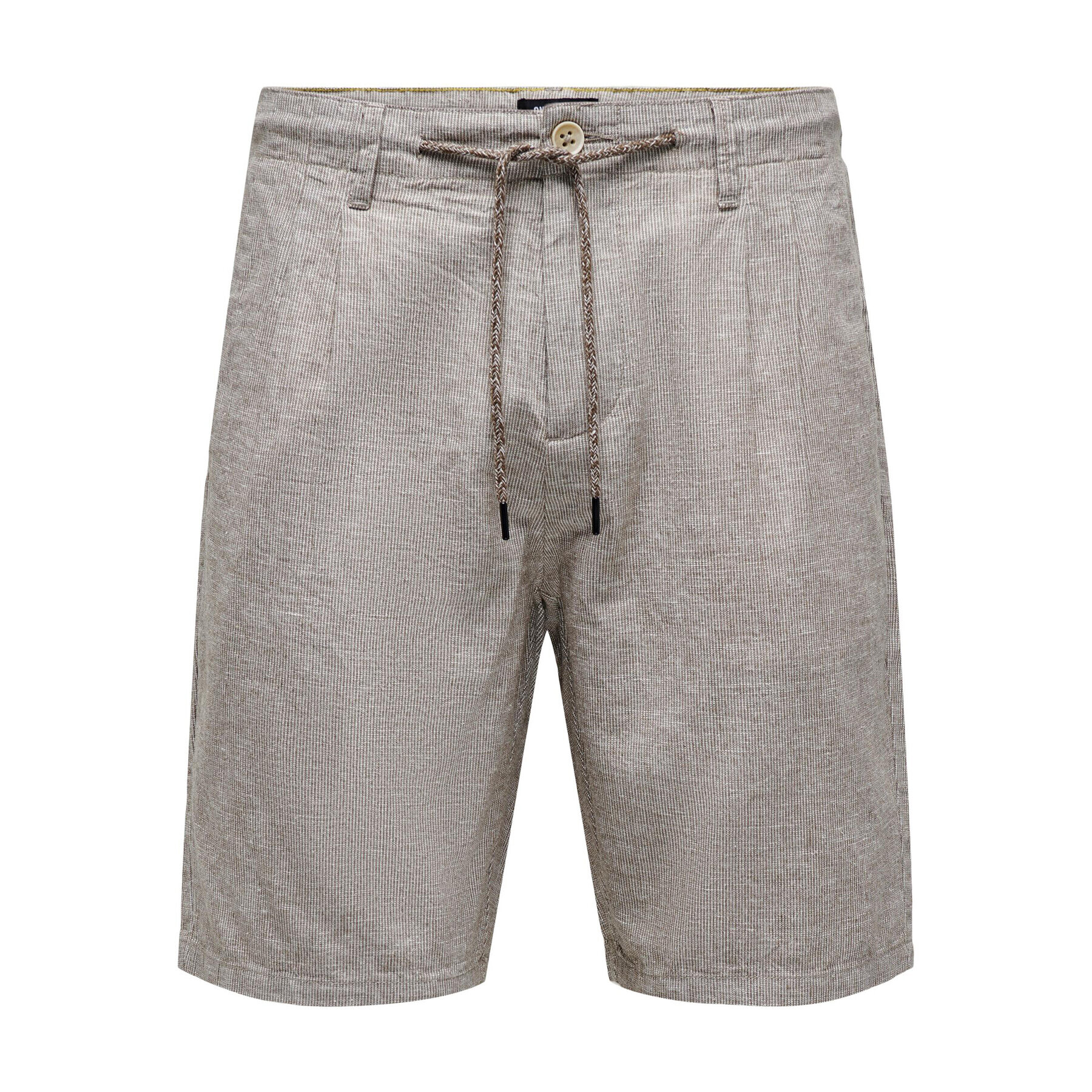 Only & Sons Шорти от плат 22025777 Кафяв Regular Fit - Pepit.bg