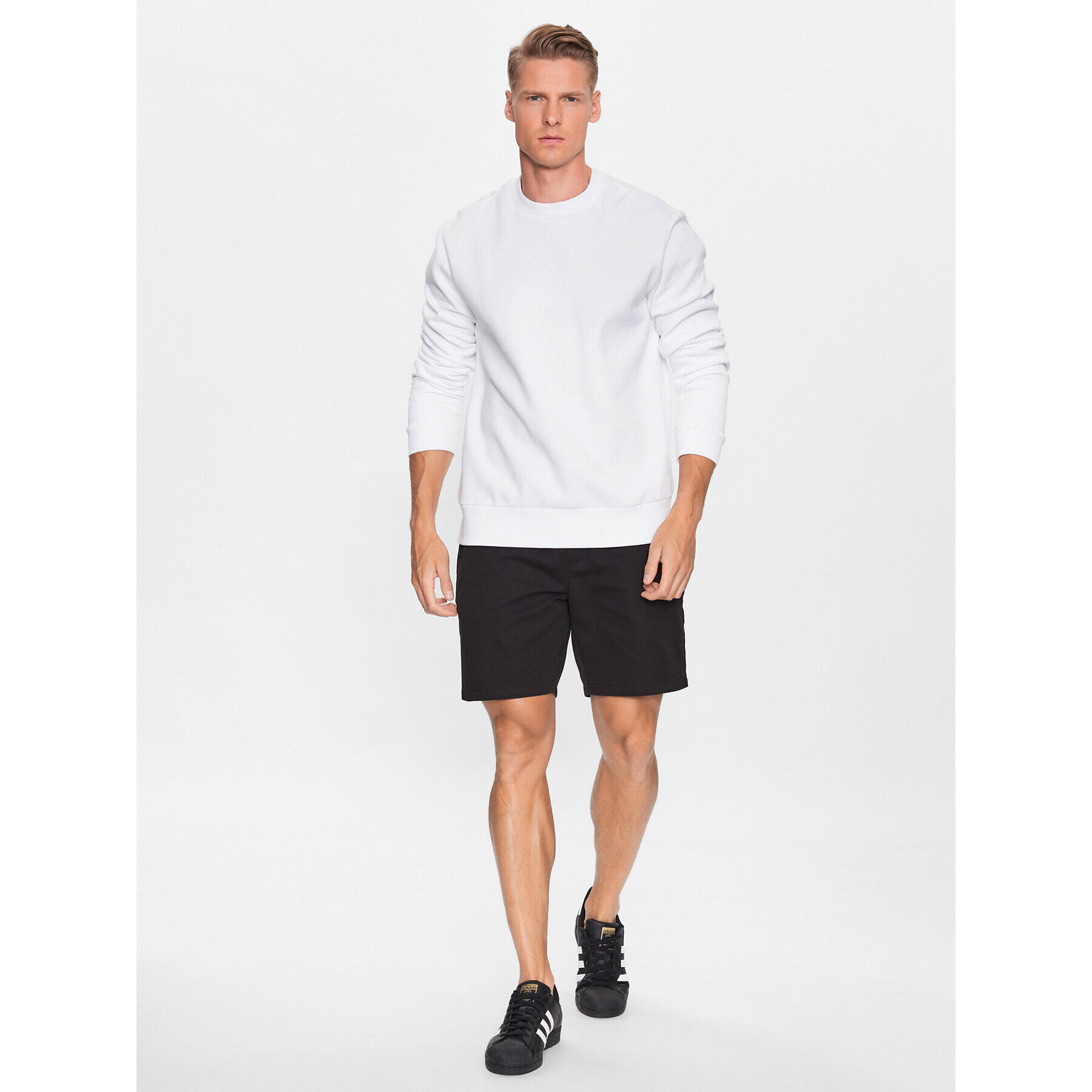 Only & Sons Шорти от плат 22025790 Черен Regular Fit - Pepit.bg