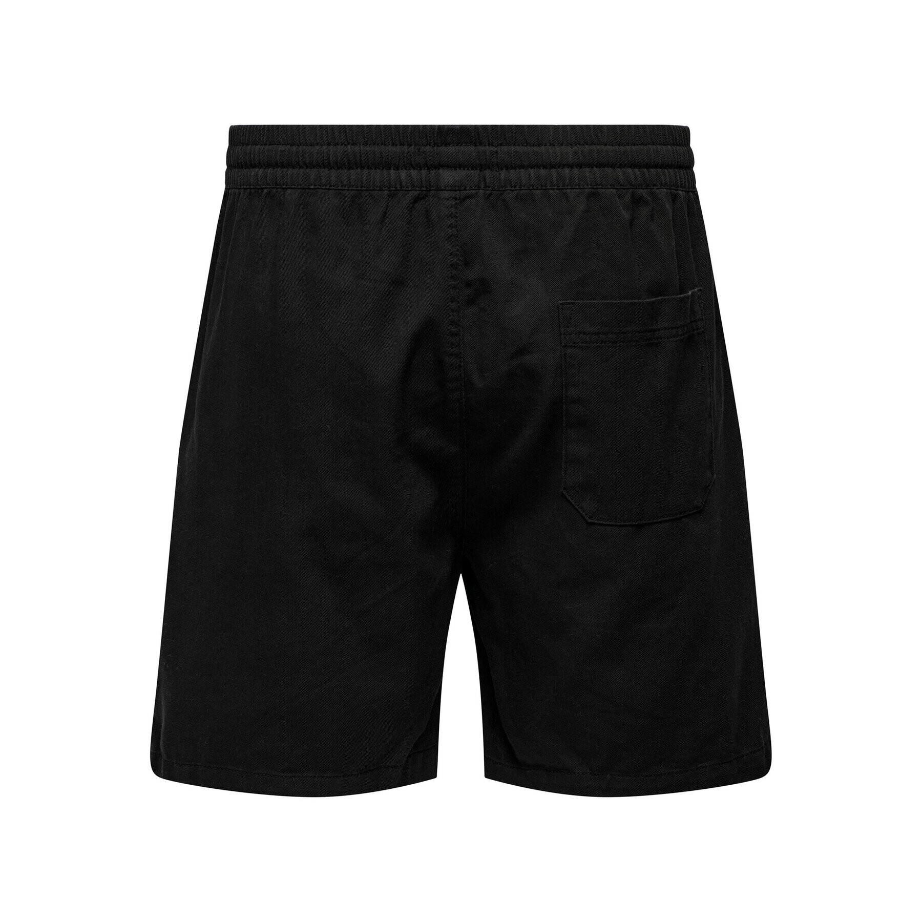 Only & Sons Шорти от плат 22025790 Черен Regular Fit - Pepit.bg