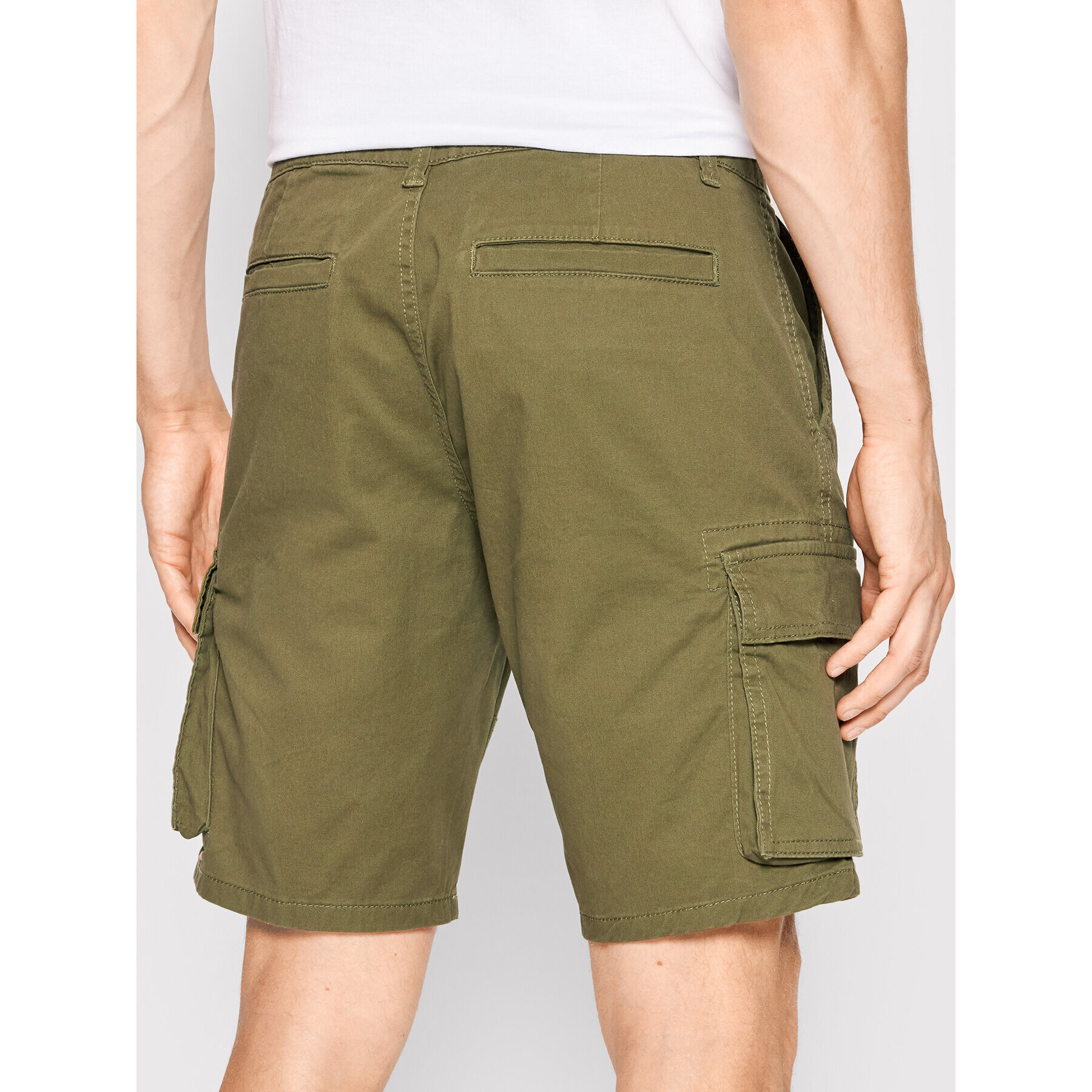 Only & Sons Шорти от плат Cam 22016689 Зелен Regular Fit - Pepit.bg