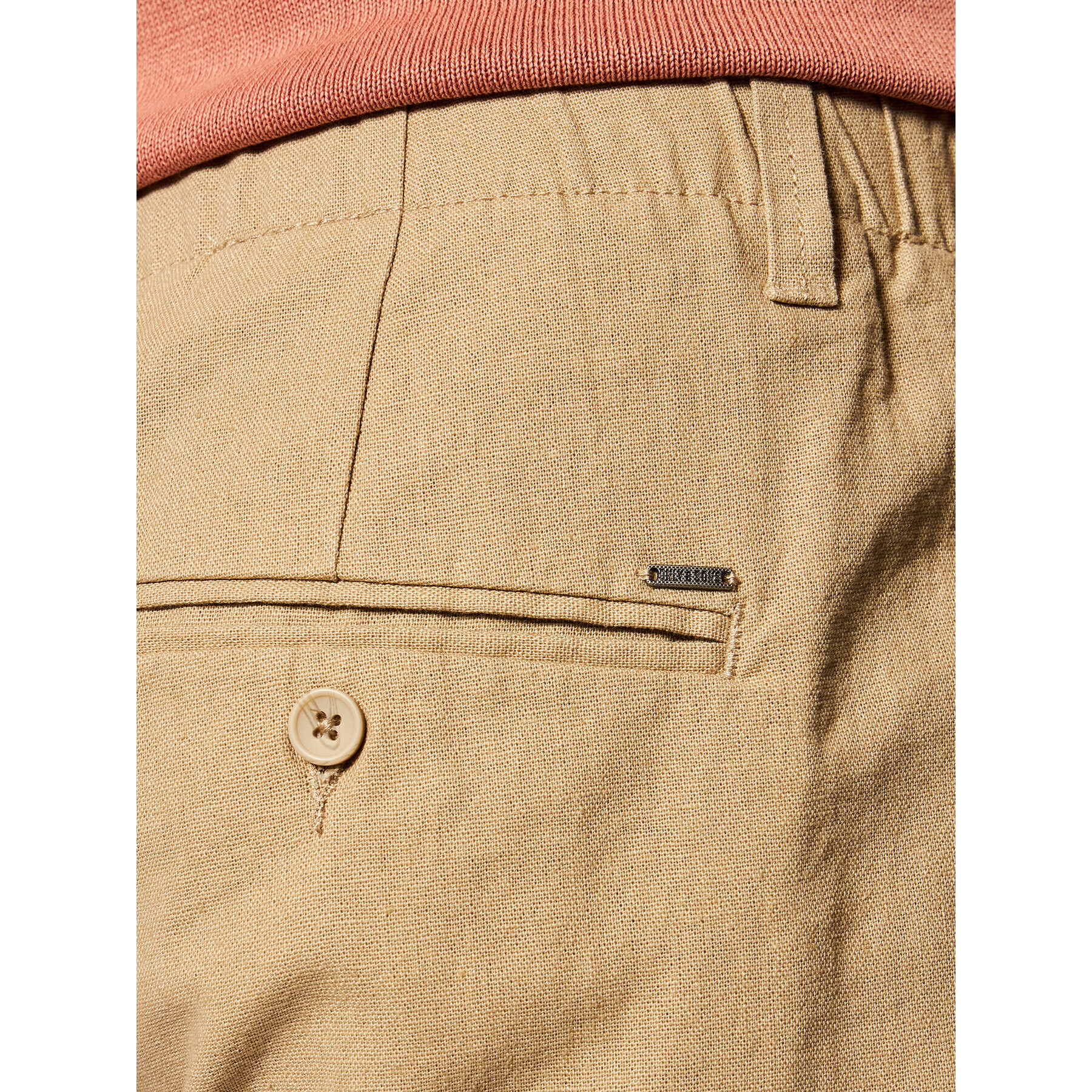 Only & Sons Шорти от плат Leo 22019201 Бежов Regular Fit - Pepit.bg