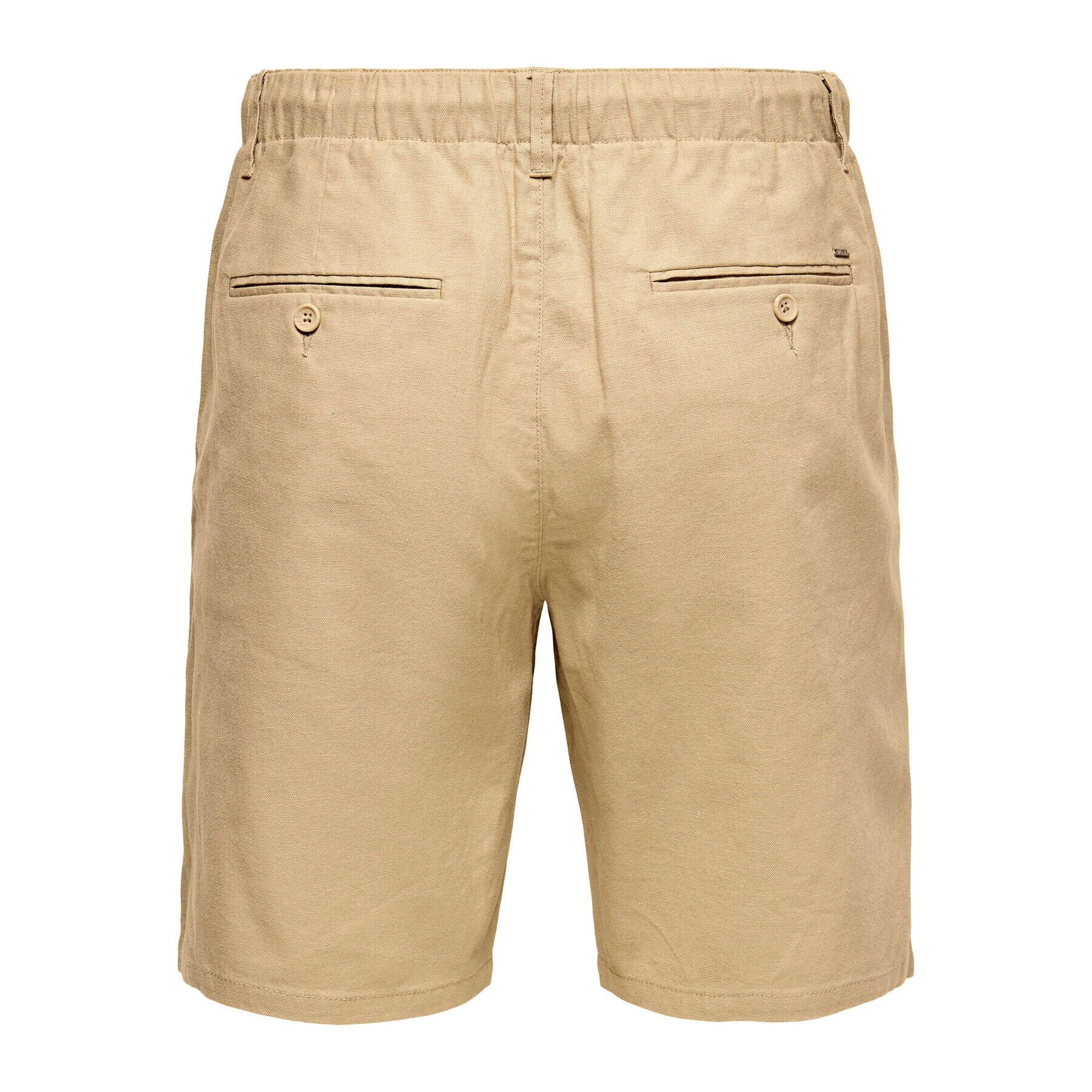 Only & Sons Шорти от плат Leo 22019201 Бежов Regular Fit - Pepit.bg