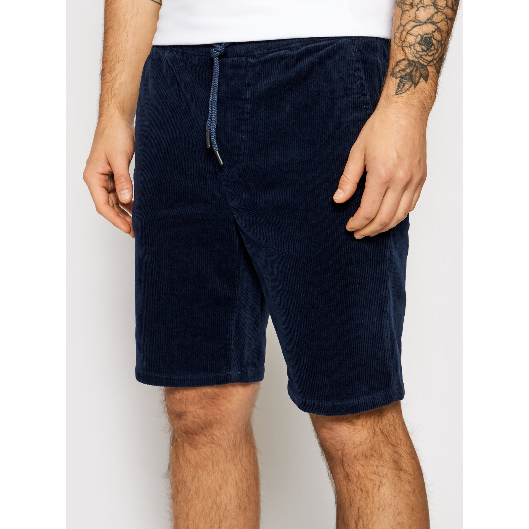Only & Sons Шорти от плат Linus 22019120 Тъмносин Regular Fit - Pepit.bg
