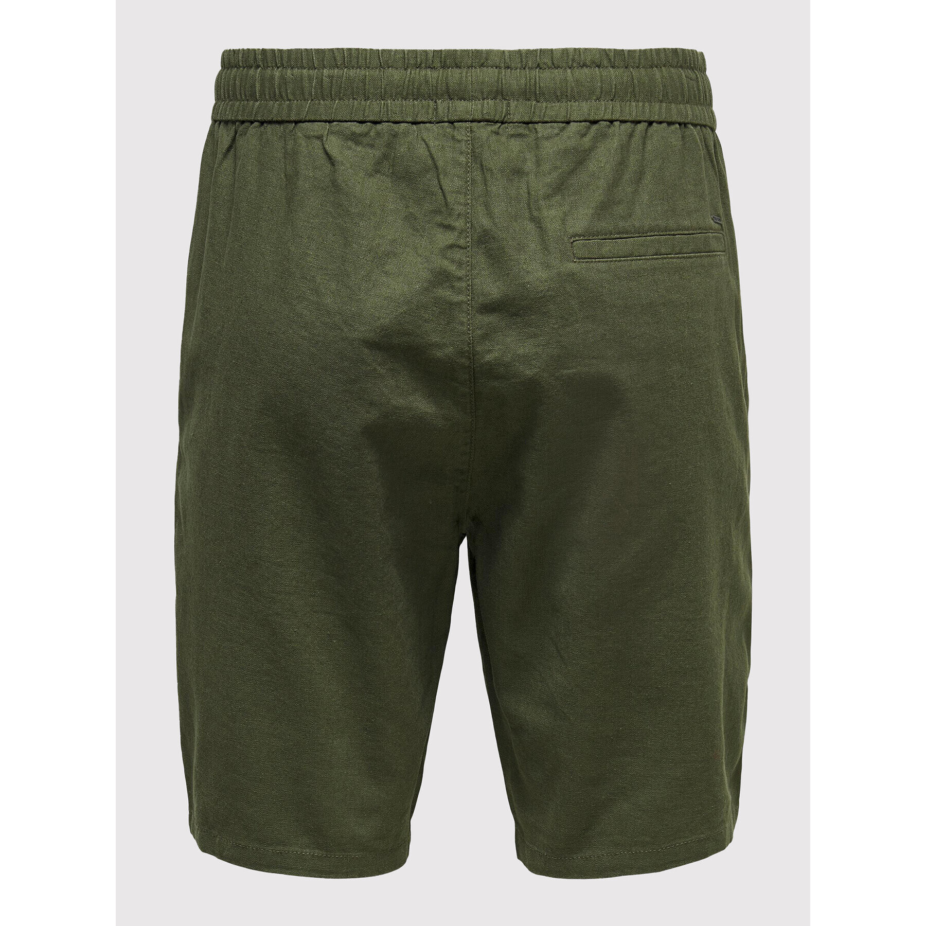 Only & Sons Шорти от плат Linus 22021824 Зелен Regular Fit - Pepit.bg