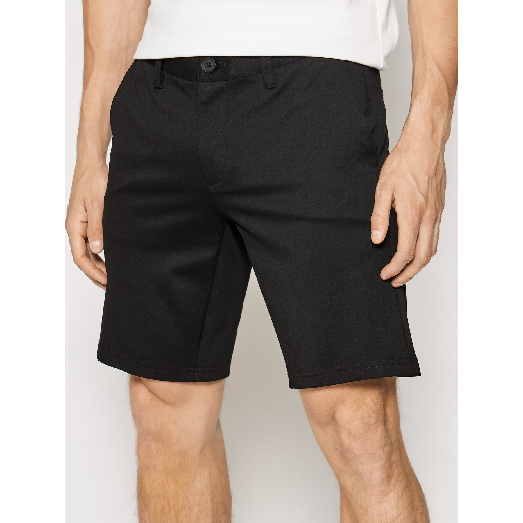 Only & Sons Шорти от плат Mark 22018667 Черен Regular Fit - Pepit.bg