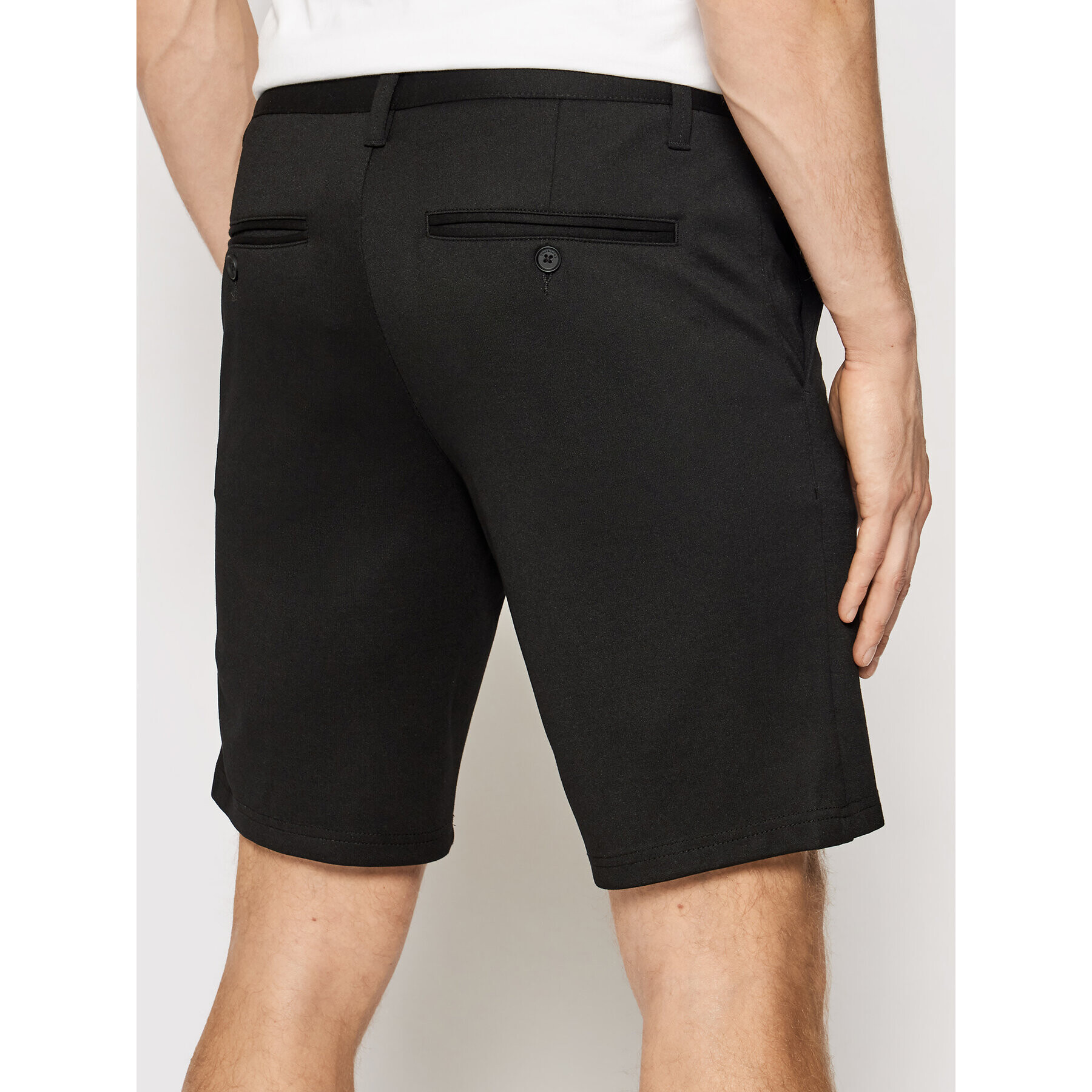 Only & Sons Шорти от плат Mark 22018667 Черен Regular Fit - Pepit.bg