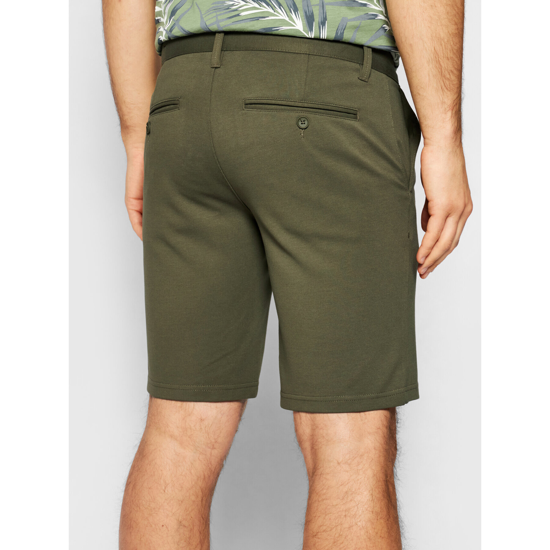 Only & Sons Шорти от плат Mark 22018667 Зелен Regular Fit - Pepit.bg