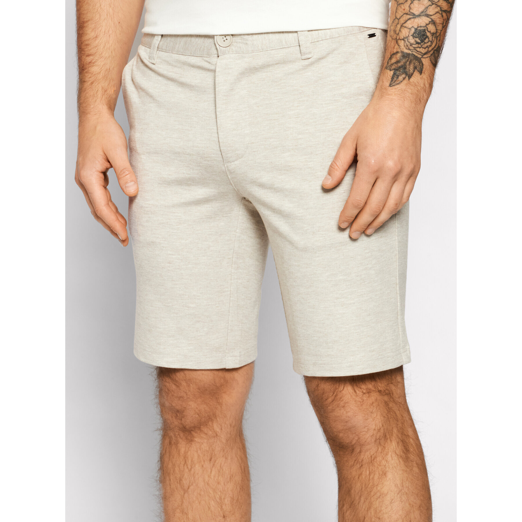 Only & Sons Шорти от плат Mark 22018669 Сив Regular Fit - Pepit.bg