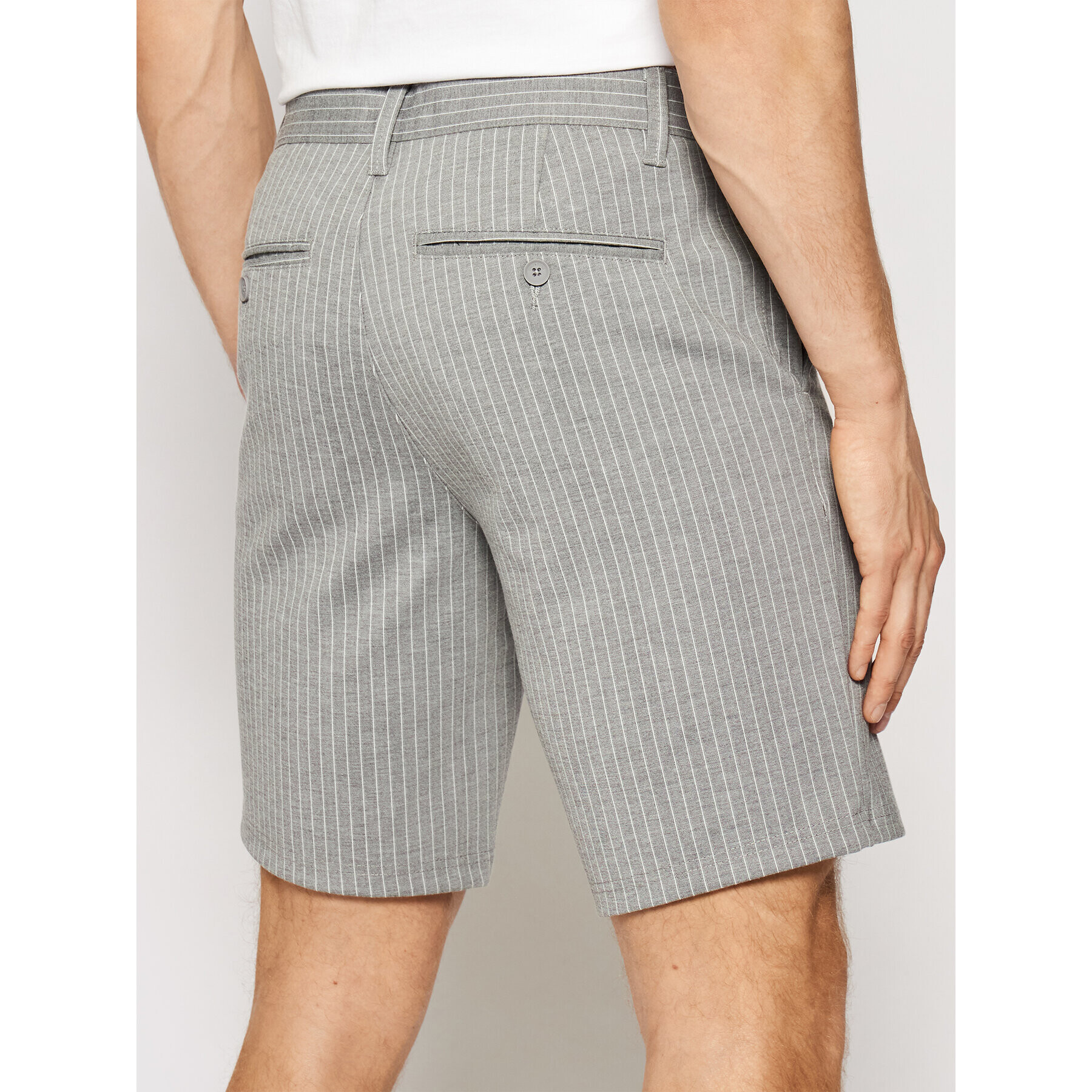 Only & Sons Шорти от плат Mark 22019628 Сив Slim Fit - Pepit.bg