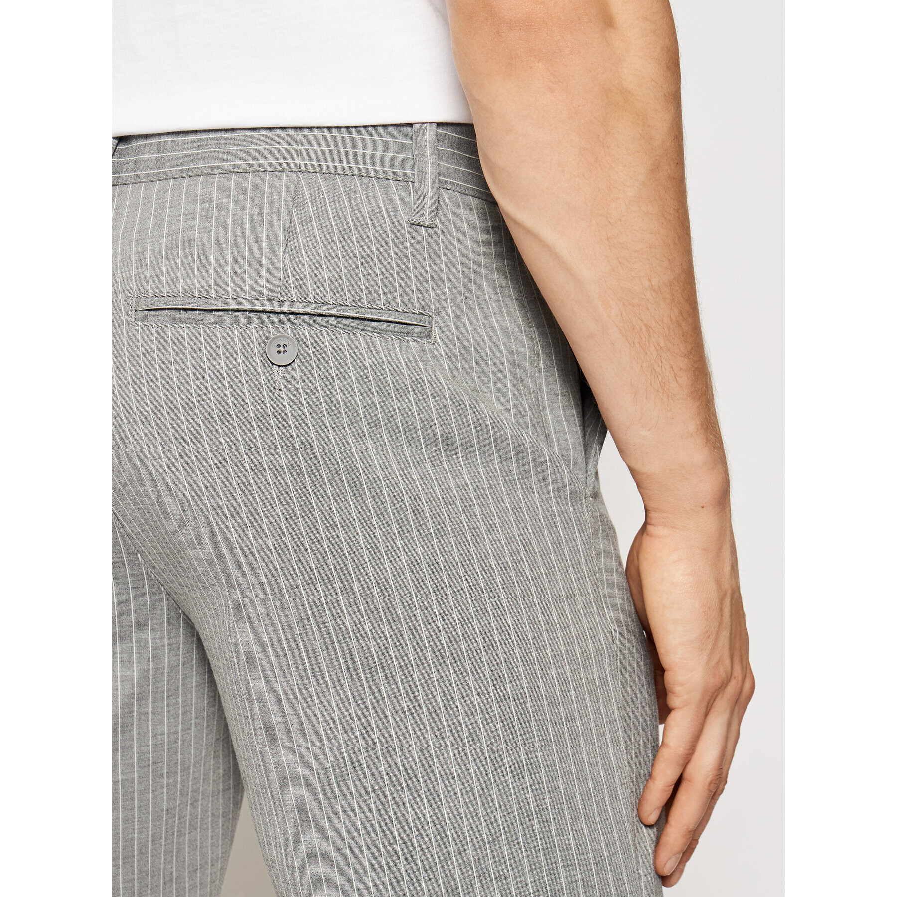 Only & Sons Шорти от плат Mark 22019628 Сив Slim Fit - Pepit.bg