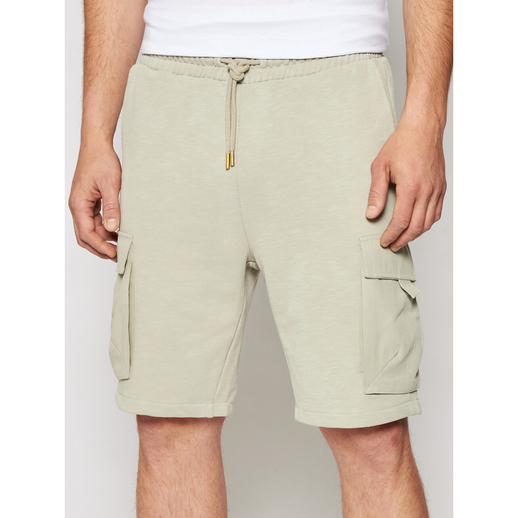 Only & Sons Шорти от плат Nicky 22019126 Сив Regular Fit - Pepit.bg
