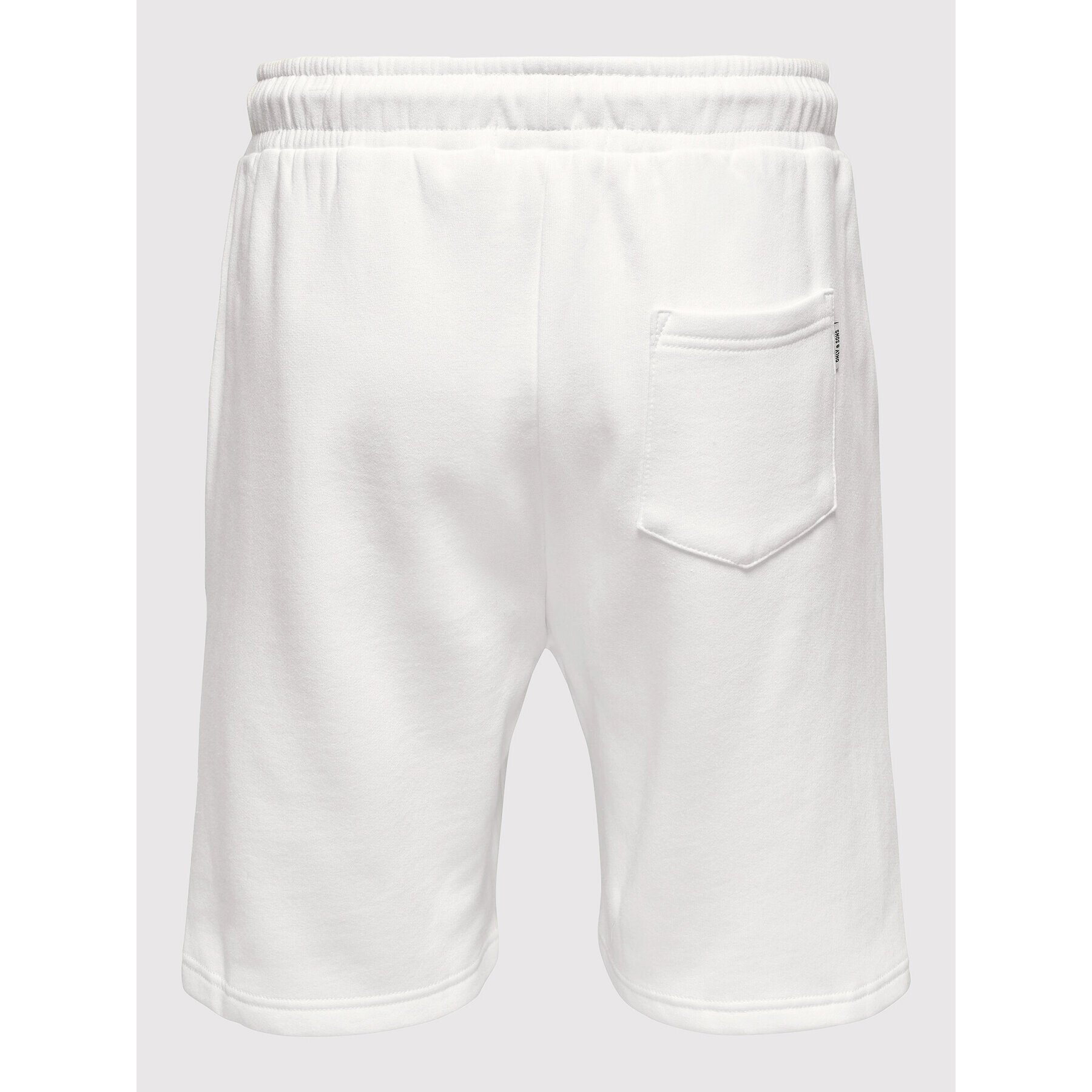 Only & Sons Спортни шорти Ceres 22019490 Бял Regular Fit - Pepit.bg