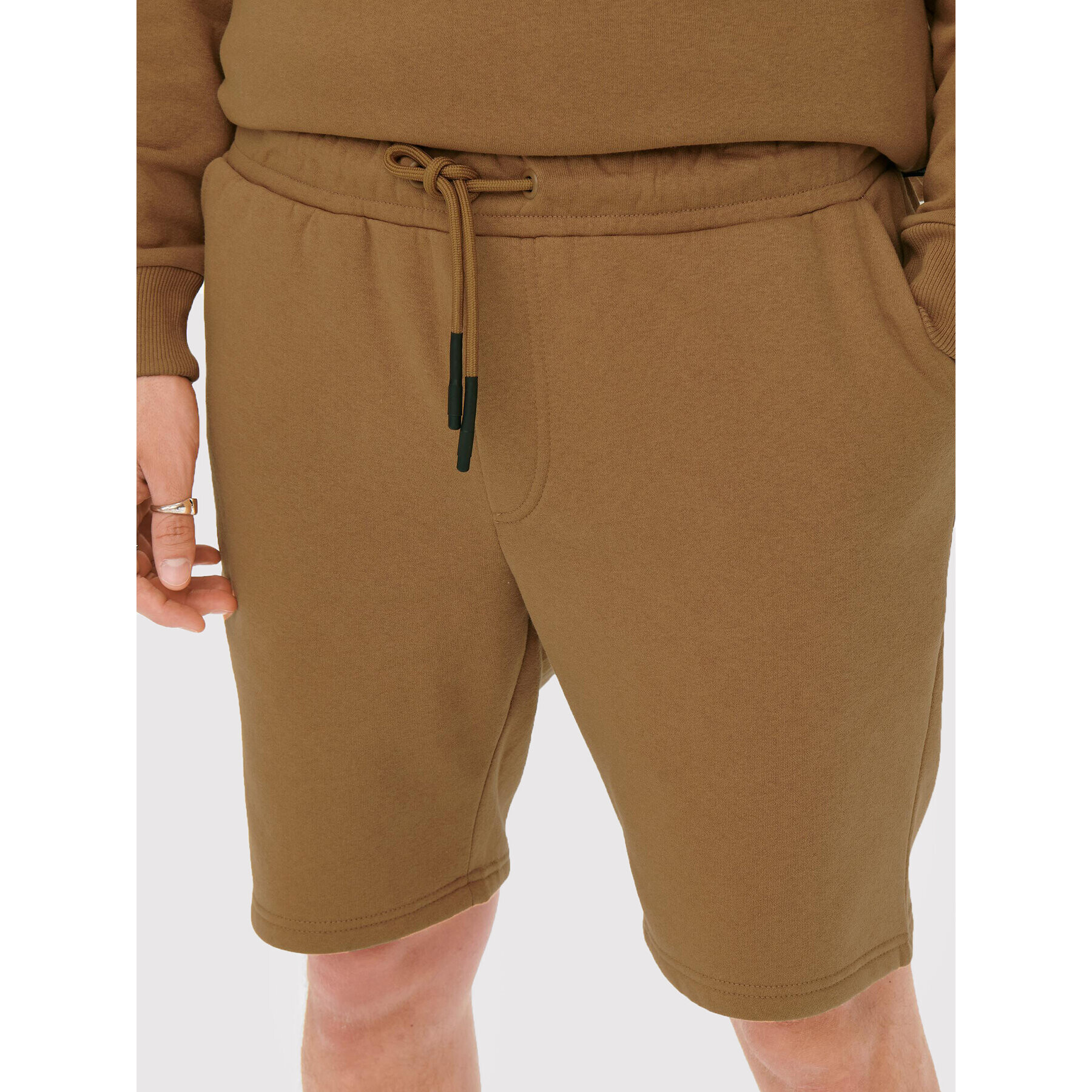 Only & Sons Спортни шорти Ceres 22019490 Кафяв Regular Fit - Pepit.bg