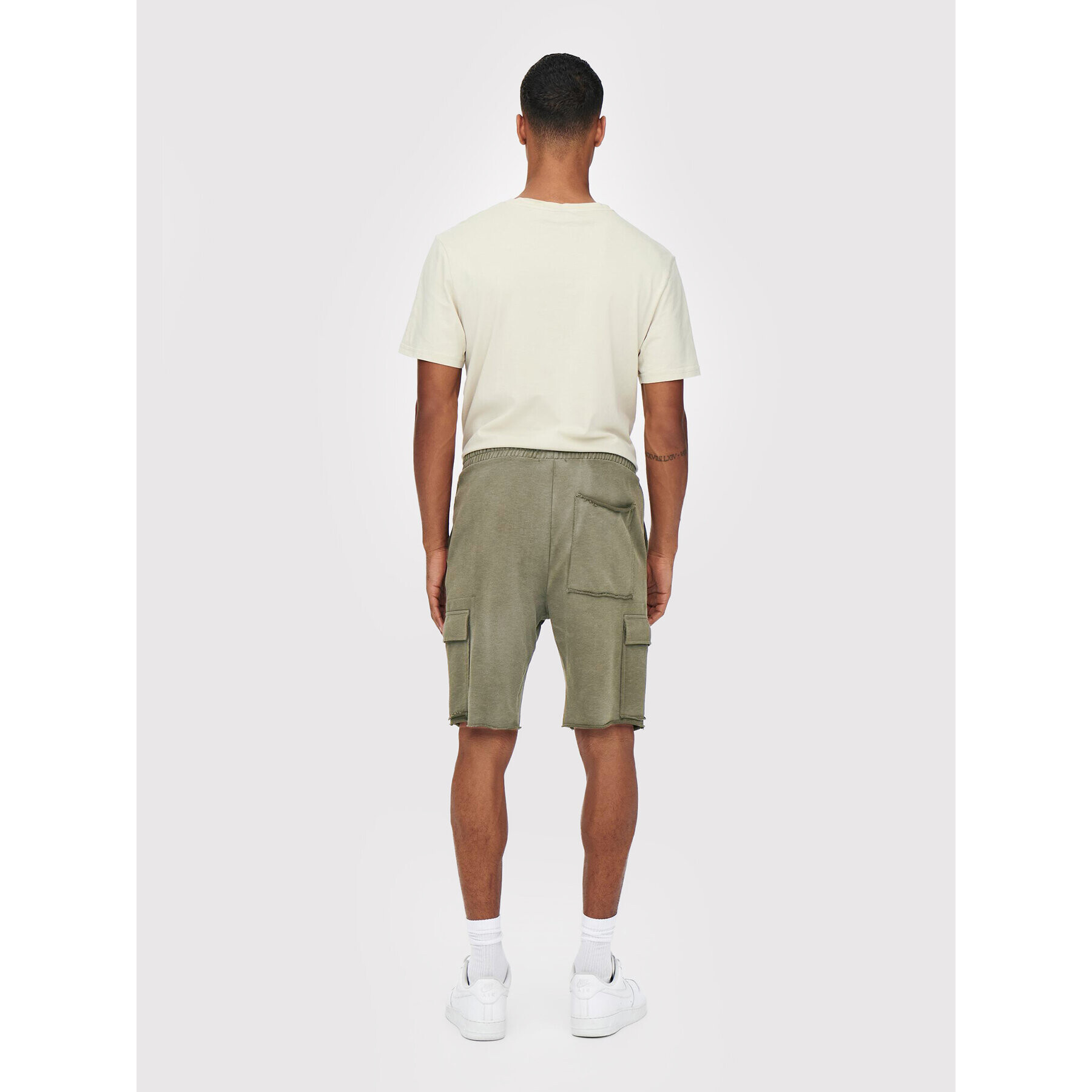Only & Sons Спортни шорти Lino 22021988 Зелен Regular Fit - Pepit.bg