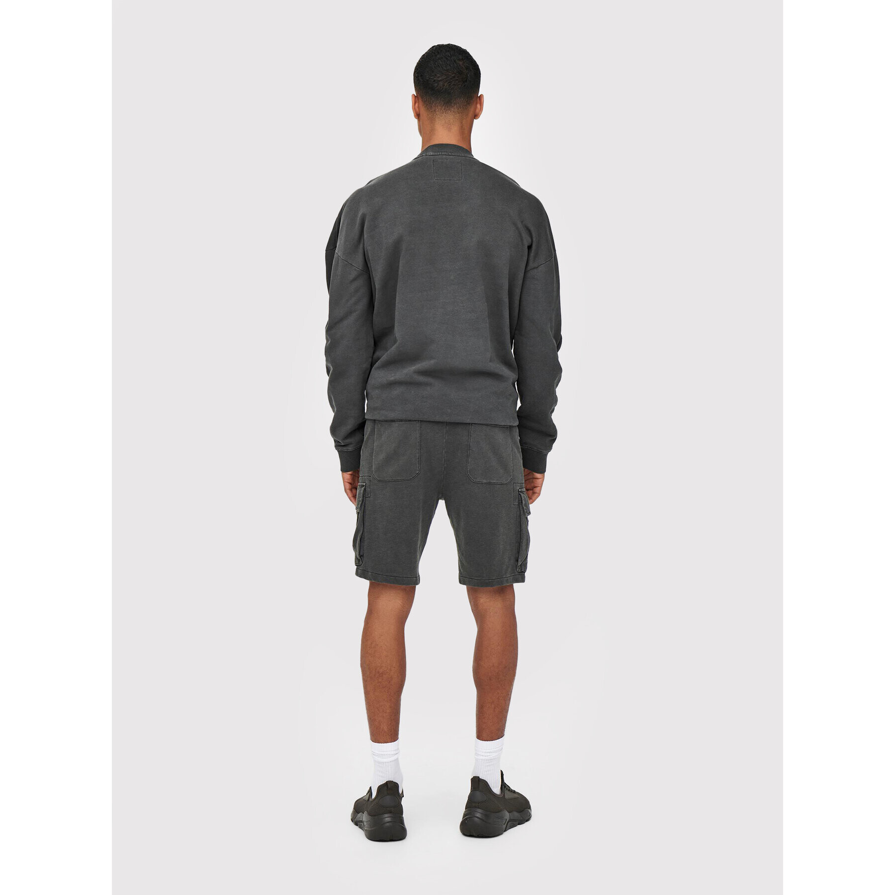Only & Sons Спортни шорти Nicky 22019126 Сив Regular Fit - Pepit.bg