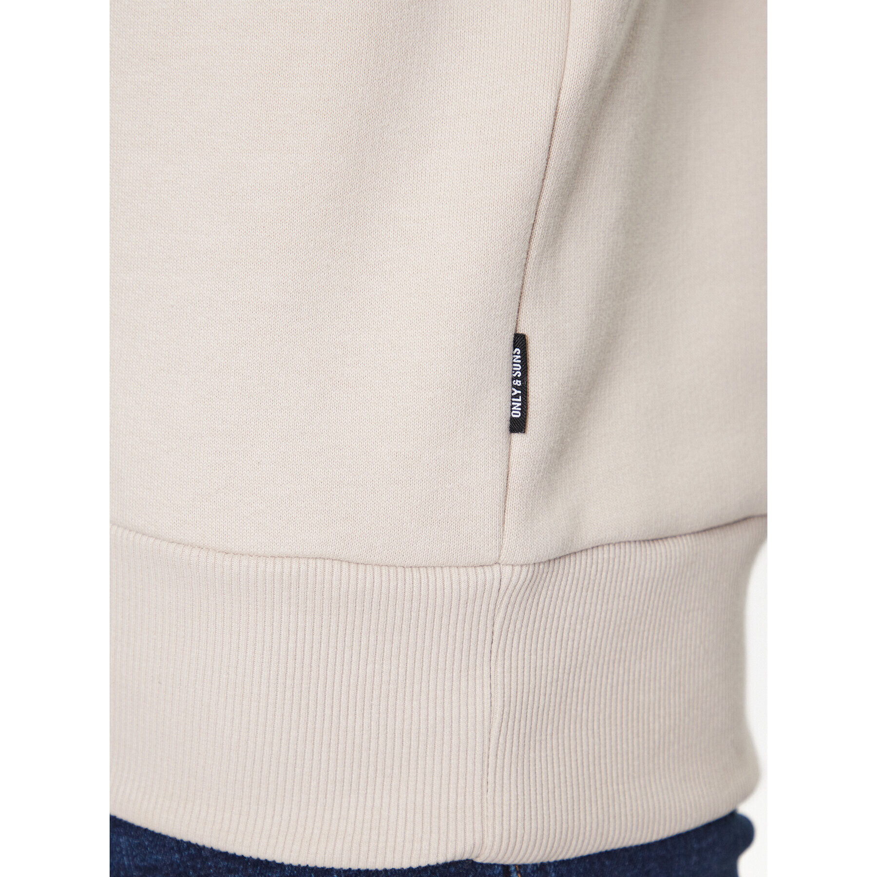 Only & Sons Суитшърт 22026662 Бежов Relaxed Fit - Pepit.bg