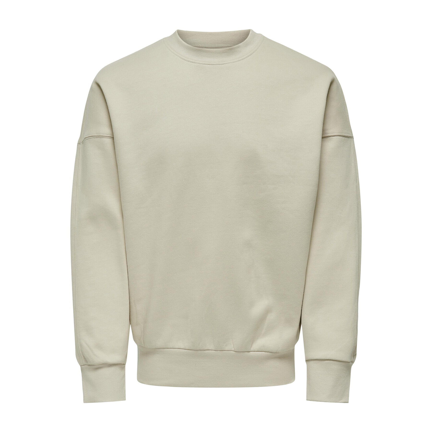 Only & Sons Суитшърт 22026662 Бежов Relaxed Fit - Pepit.bg