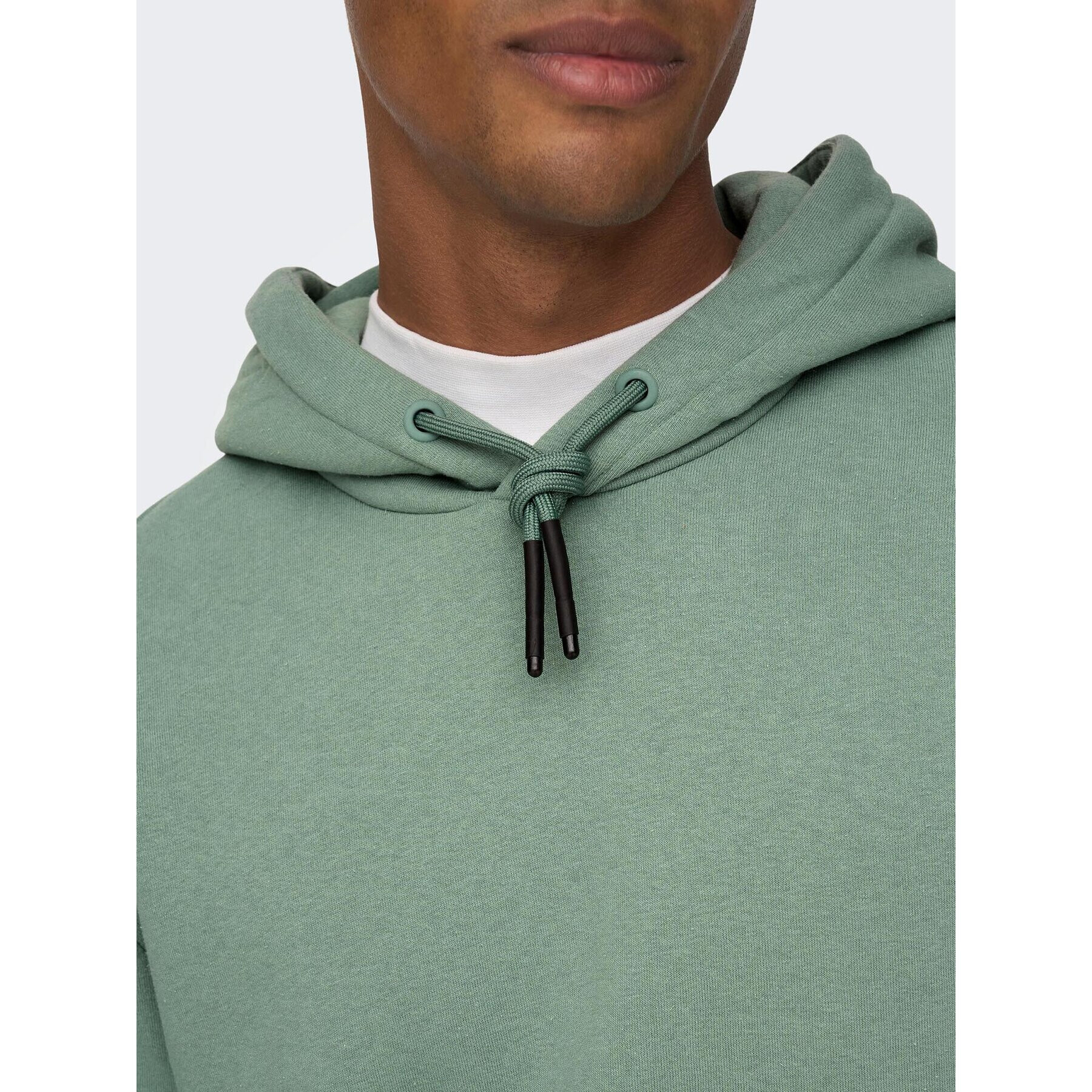 Only & Sons Суитшърт Cares 22018685 Зелен Regular Fit - Pepit.bg