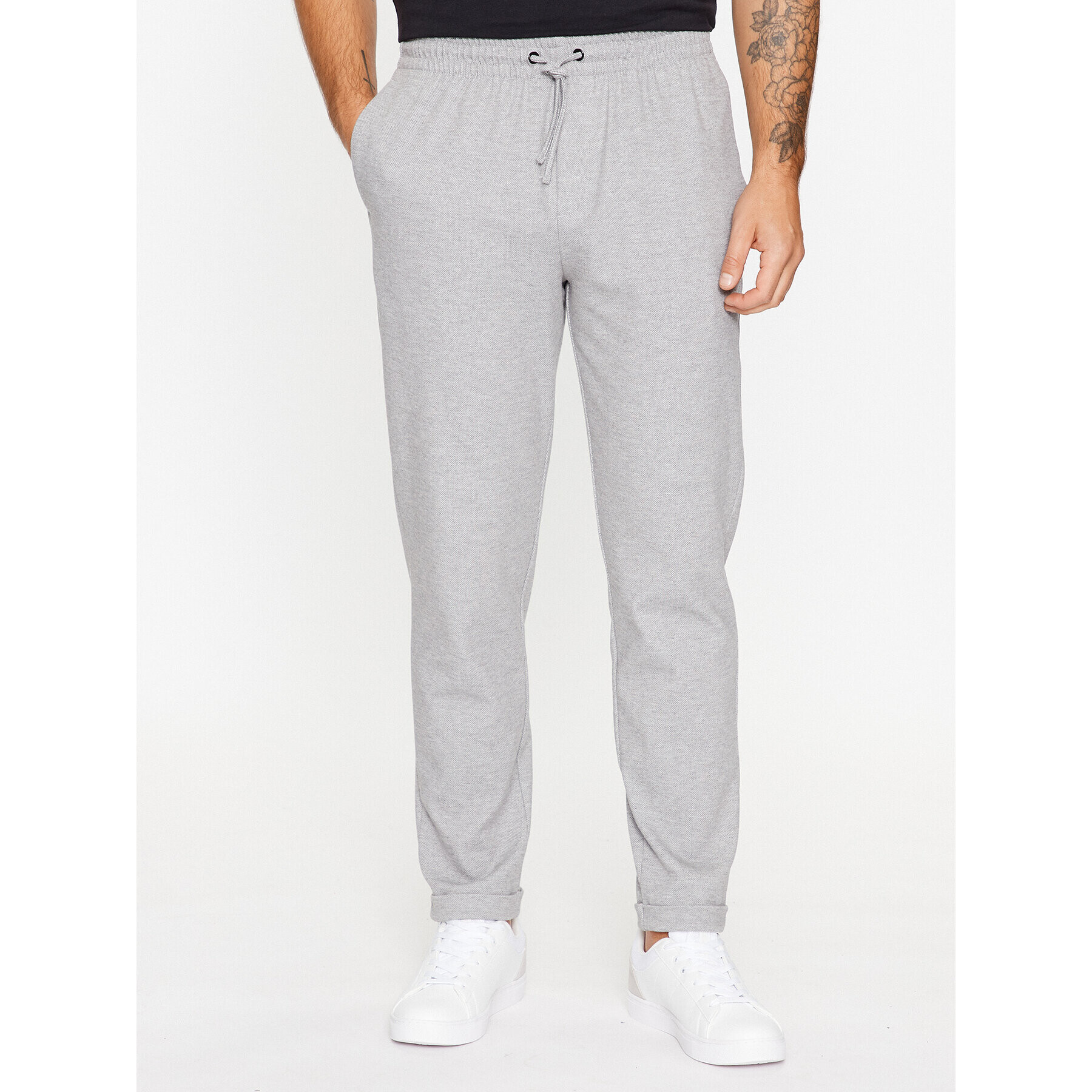 Only & Sons Текстилни панталони 22026403 Сив Comfort Fit - Pepit.bg