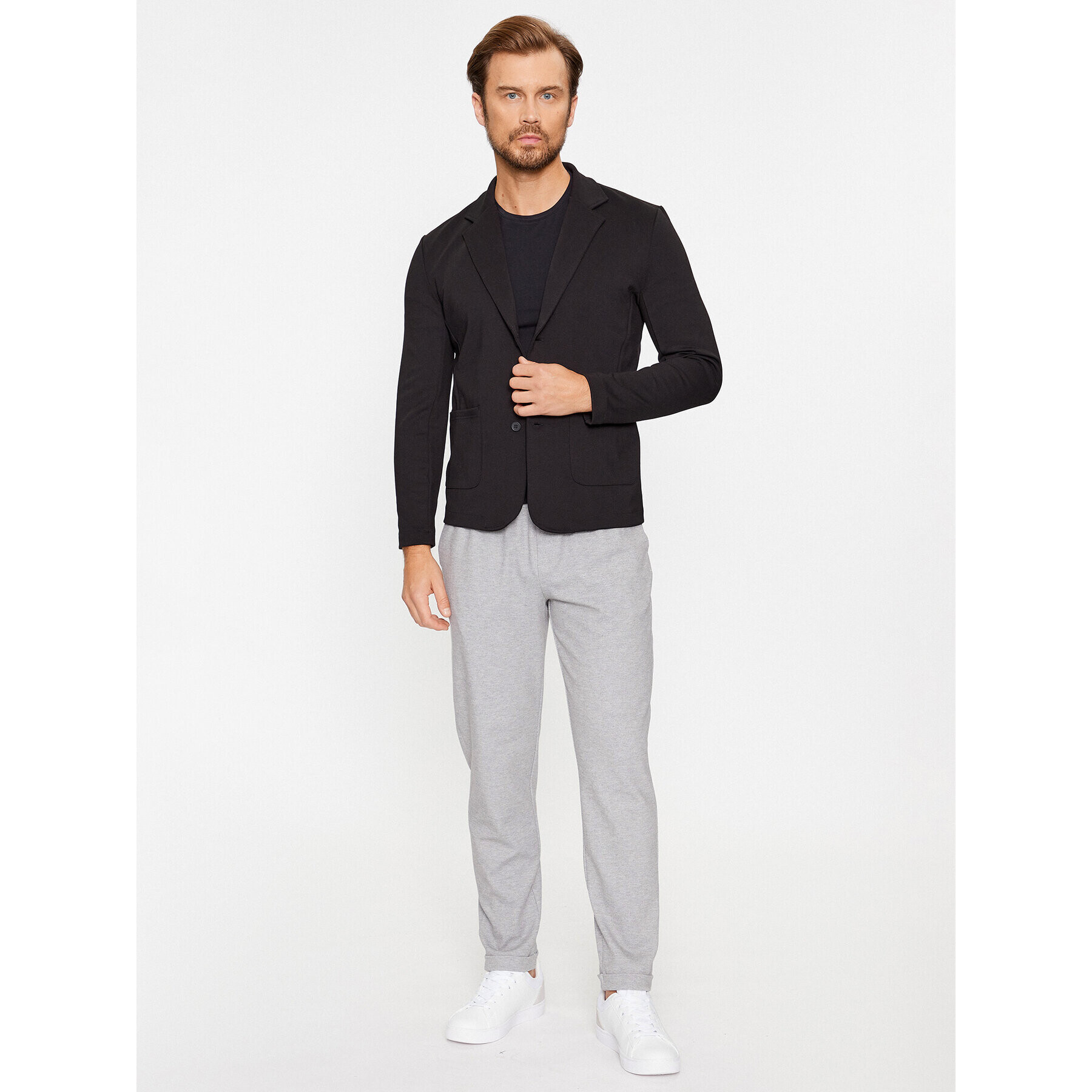 Only & Sons Текстилни панталони 22026403 Сив Comfort Fit - Pepit.bg