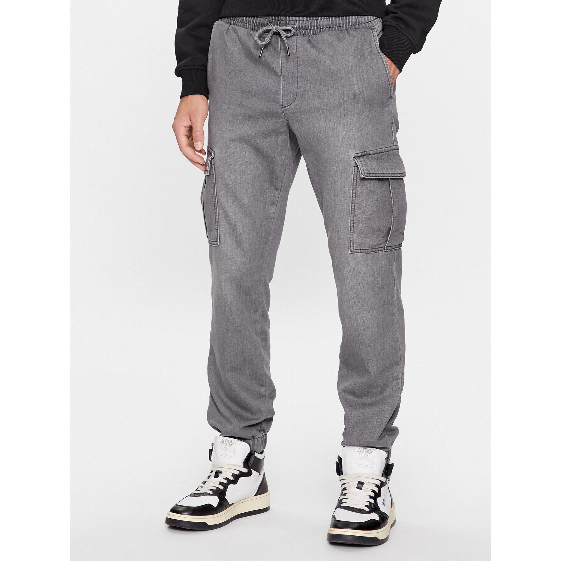 Only & Sons Текстилни панталони 22027402 Сив Regular Fit - Pepit.bg