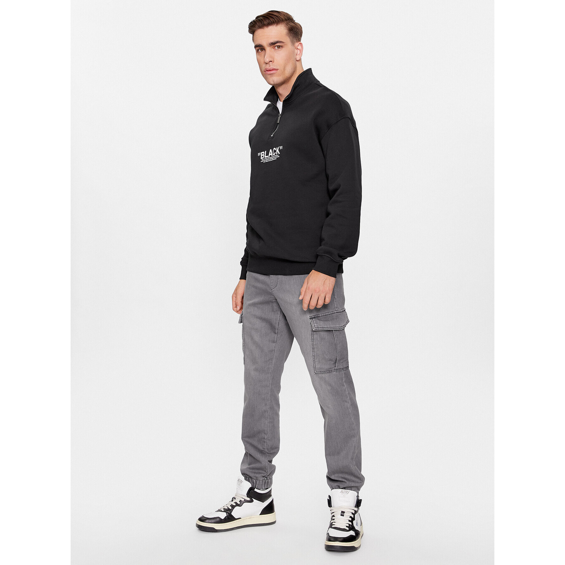 Only & Sons Текстилни панталони 22027402 Сив Regular Fit - Pepit.bg