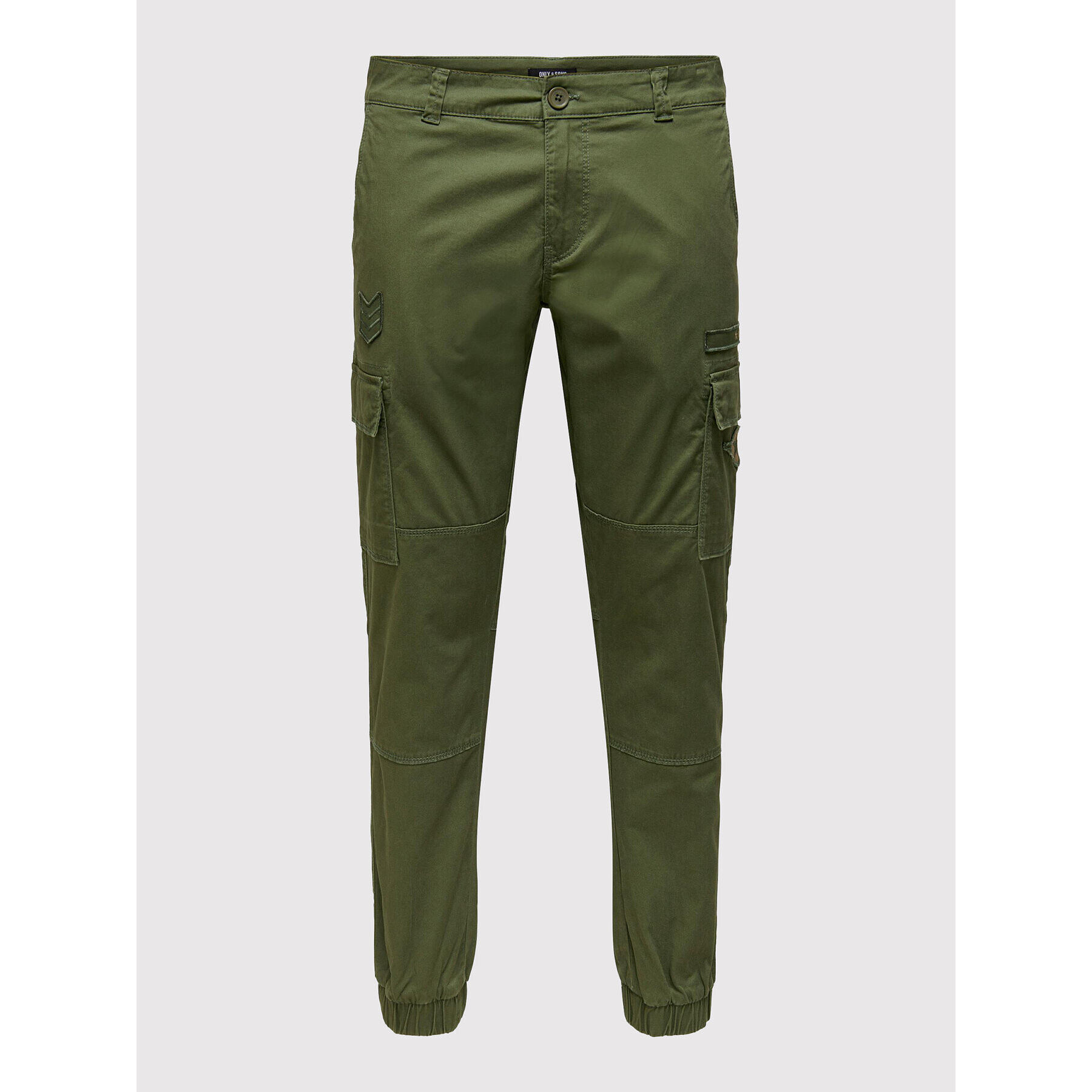 Only & Sons Текстилни панталони Cam 22023053 Зелен Regular Fit - Pepit.bg