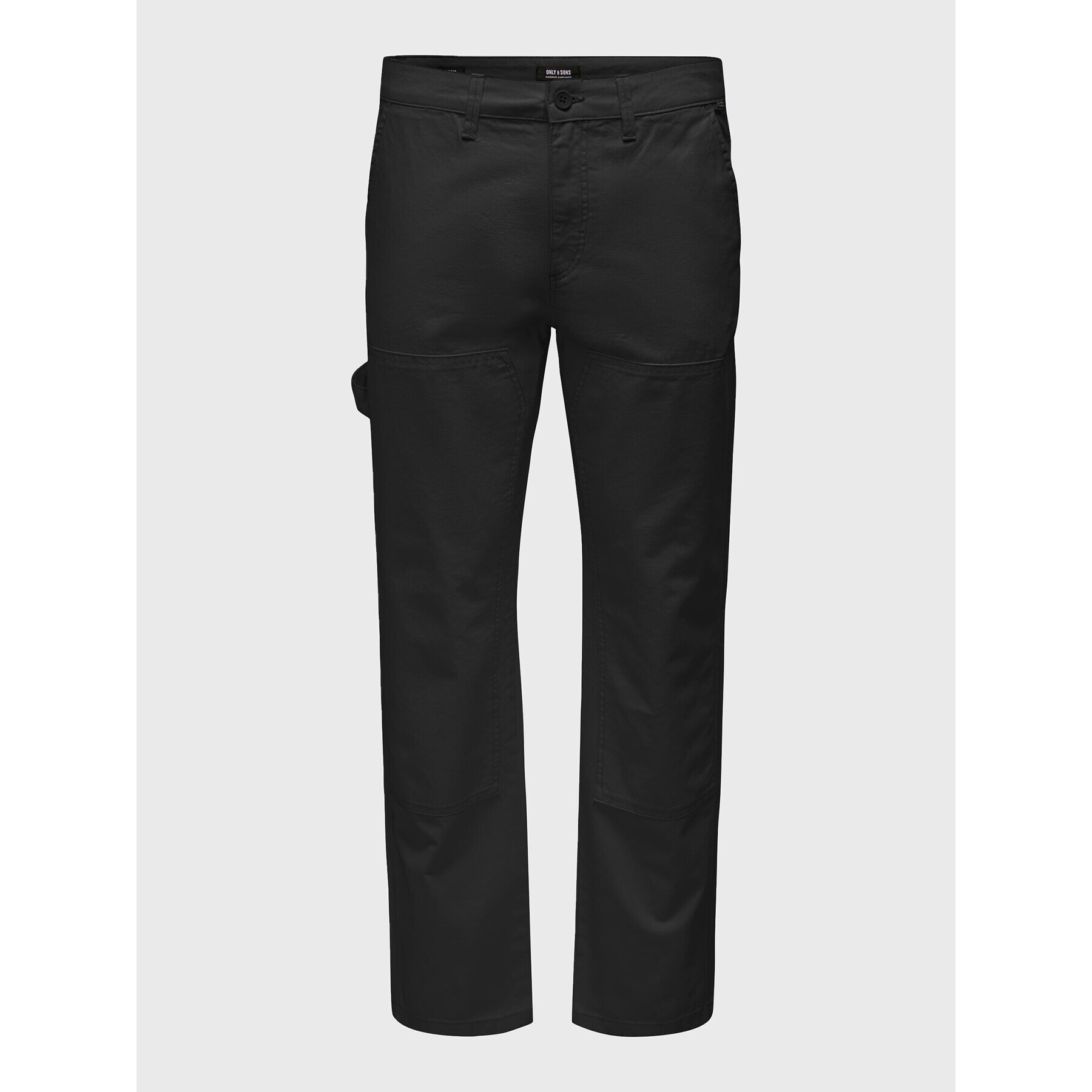 Only & Sons Текстилни панталони Edge 22024469 Черен Regular Fit - Pepit.bg