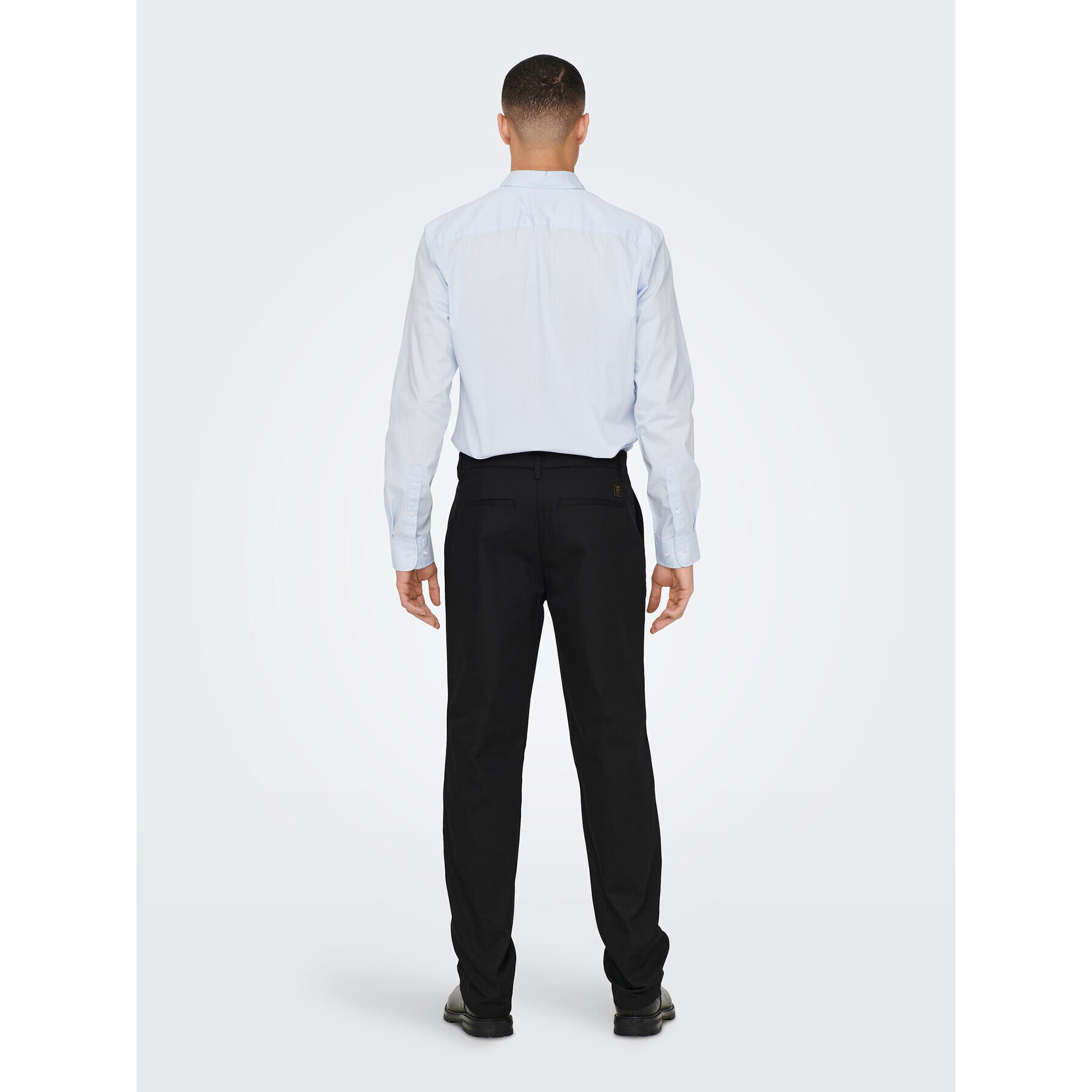 Only & Sons Текстилни панталони Edge-Ed 22024468 Черен Relaxed Fit - Pepit.bg