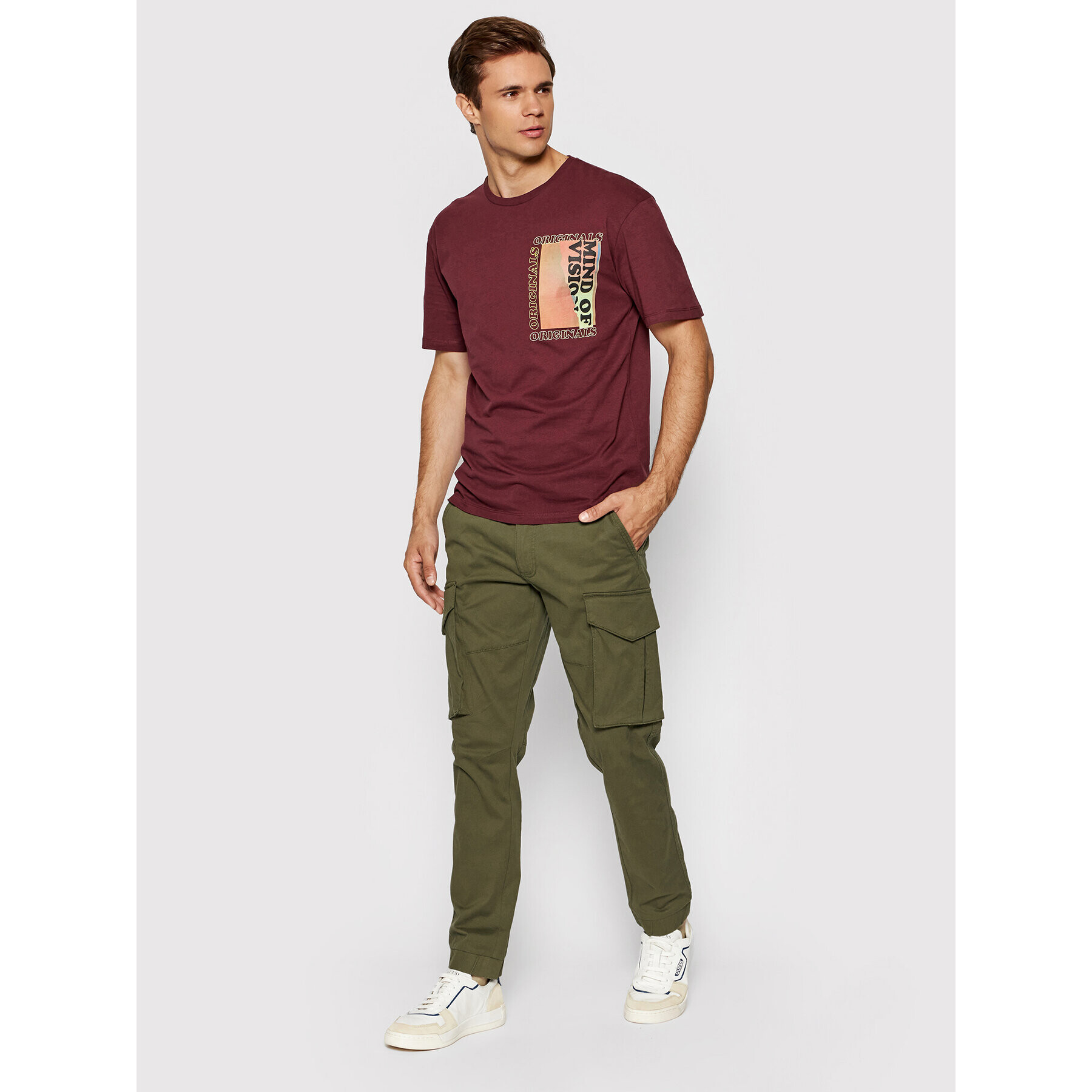 Only & Sons Текстилни панталони Kim 22020490 Зелен Regular Fit - Pepit.bg