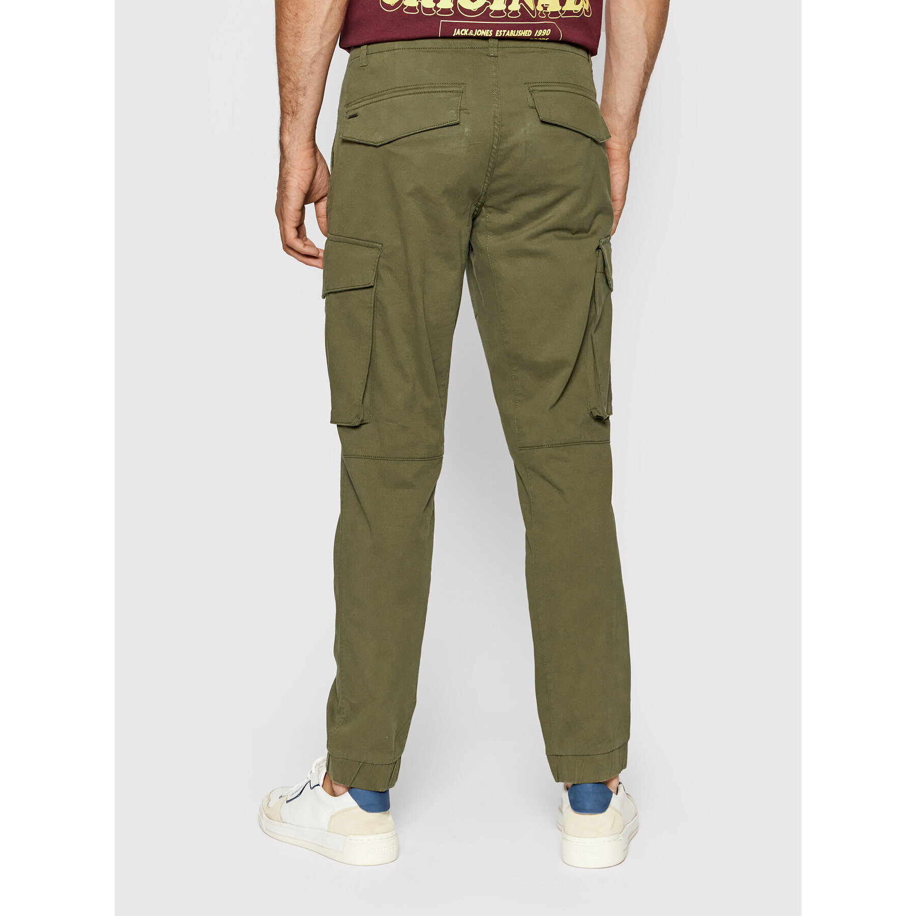 Only & Sons Текстилни панталони Kim 22020490 Зелен Regular Fit - Pepit.bg