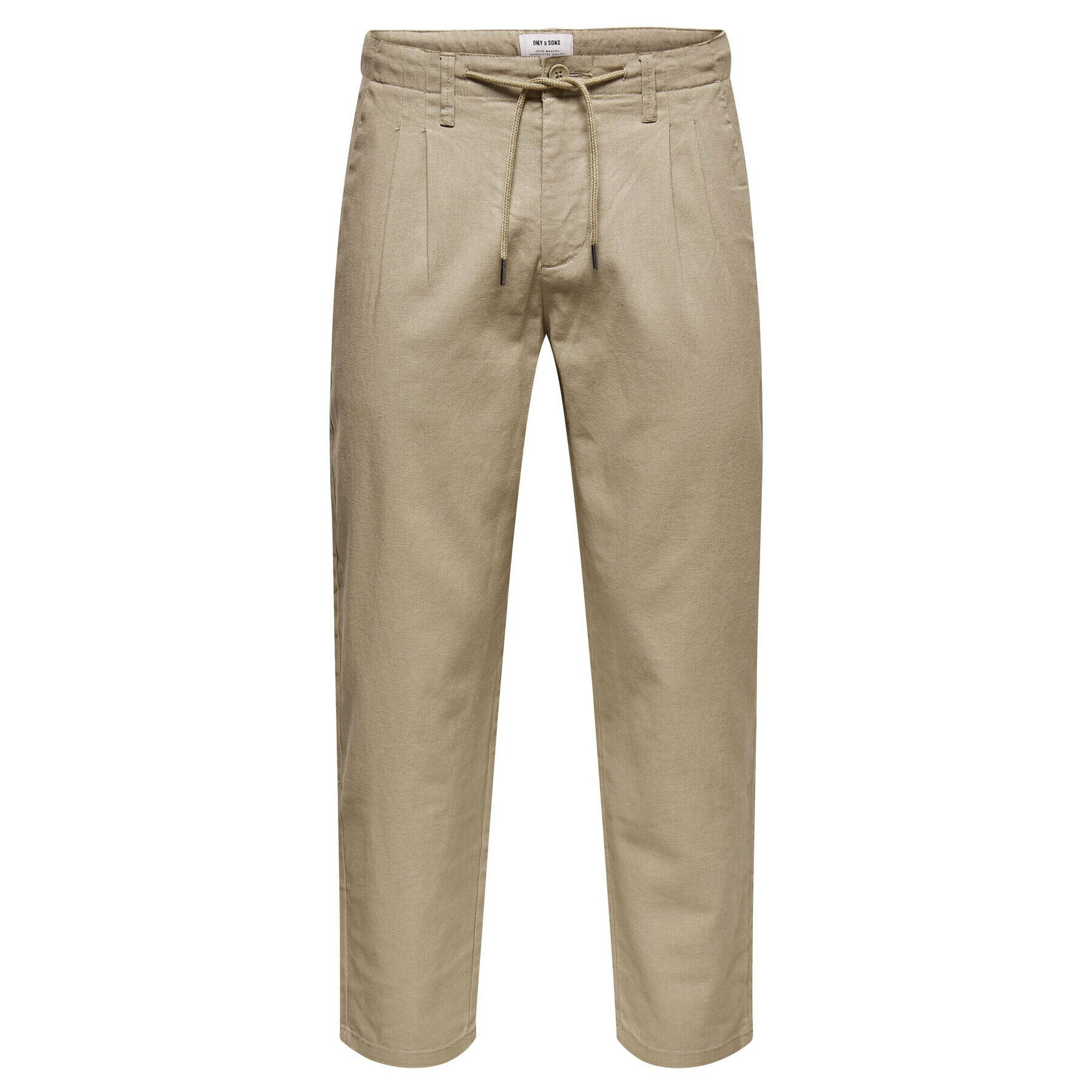 Only & Sons Текстилни панталони Leo 22013002 Бежов Regular Fit - Pepit.bg