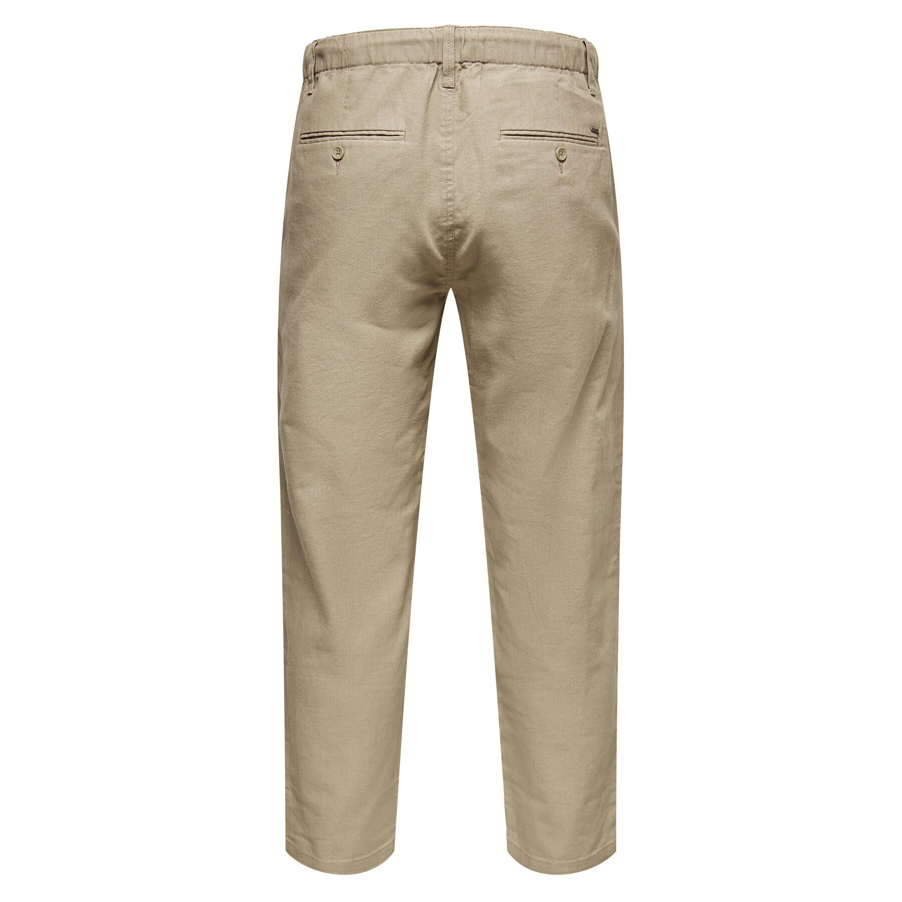 Only & Sons Текстилни панталони Leo 22013002 Бежов Regular Fit - Pepit.bg
