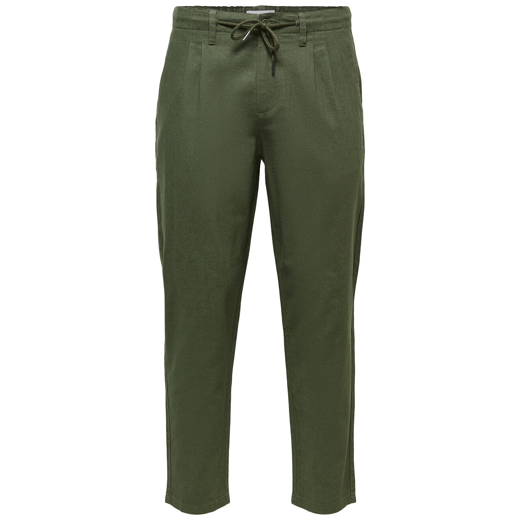 Only & Sons Текстилни панталони Leo 22013002 Зелен Regular Fit - Pepit.bg