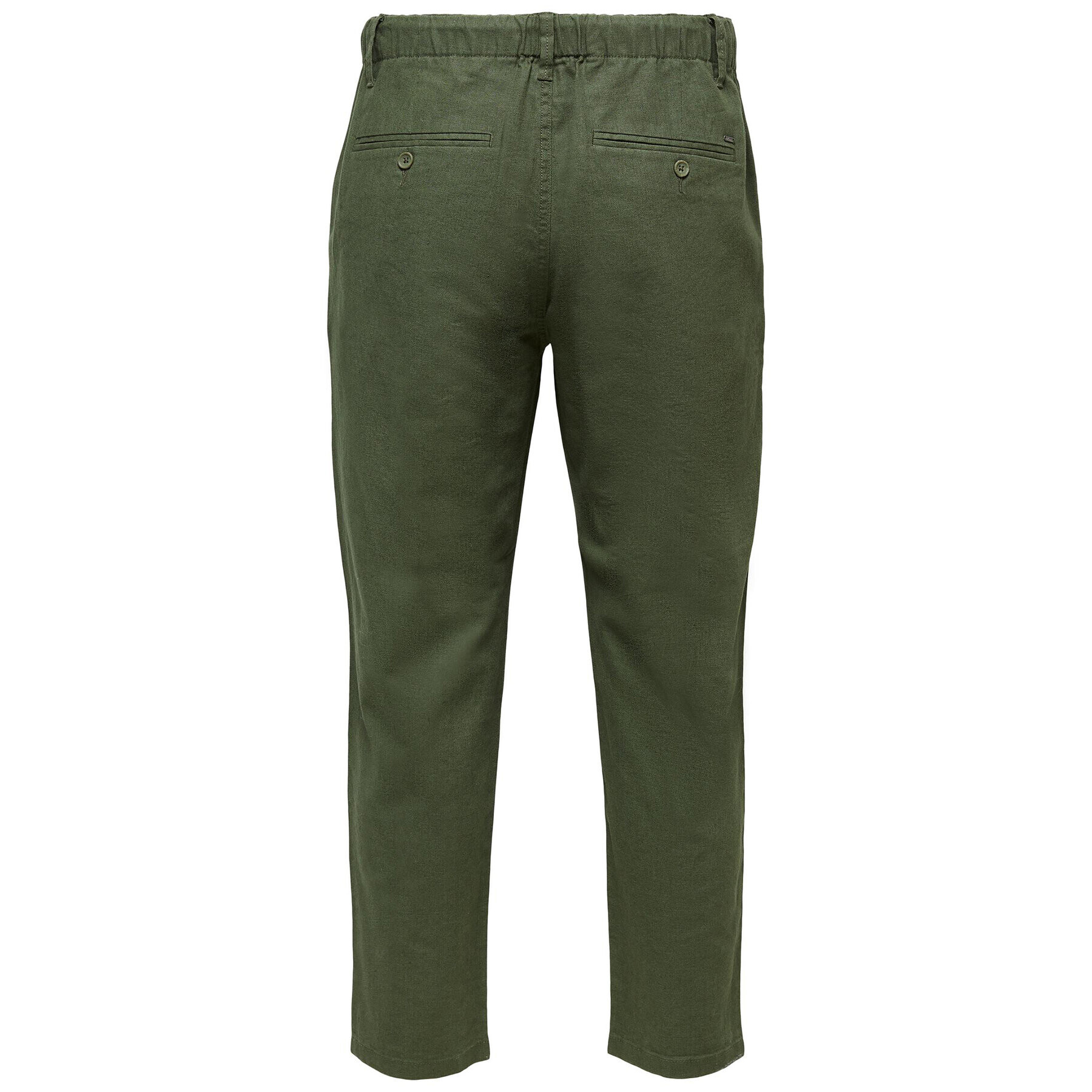 Only & Sons Текстилни панталони Leo 22013002 Зелен Regular Fit - Pepit.bg