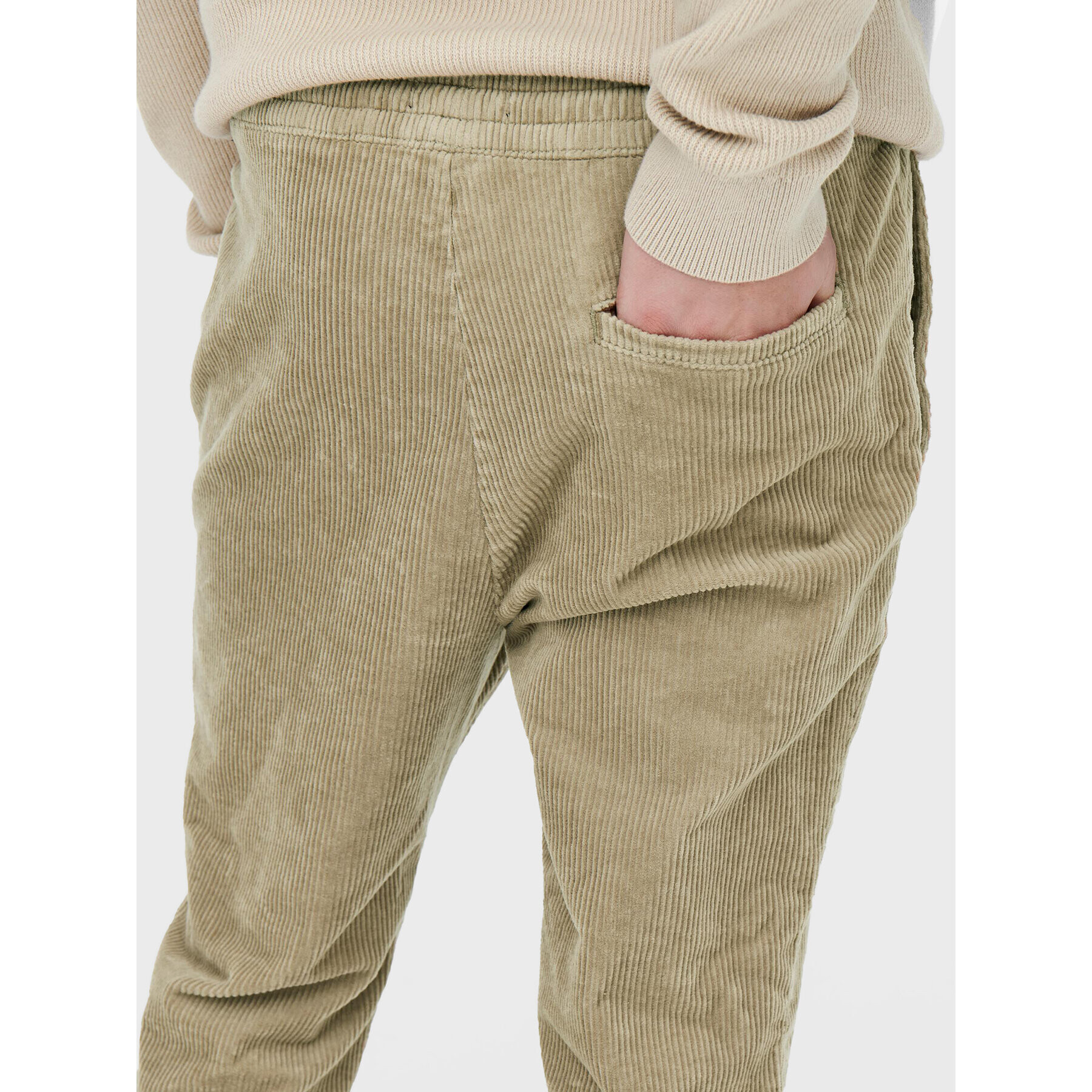 Only & Sons Текстилни панталони Linus 22019912 Бежов Regular Fit - Pepit.bg