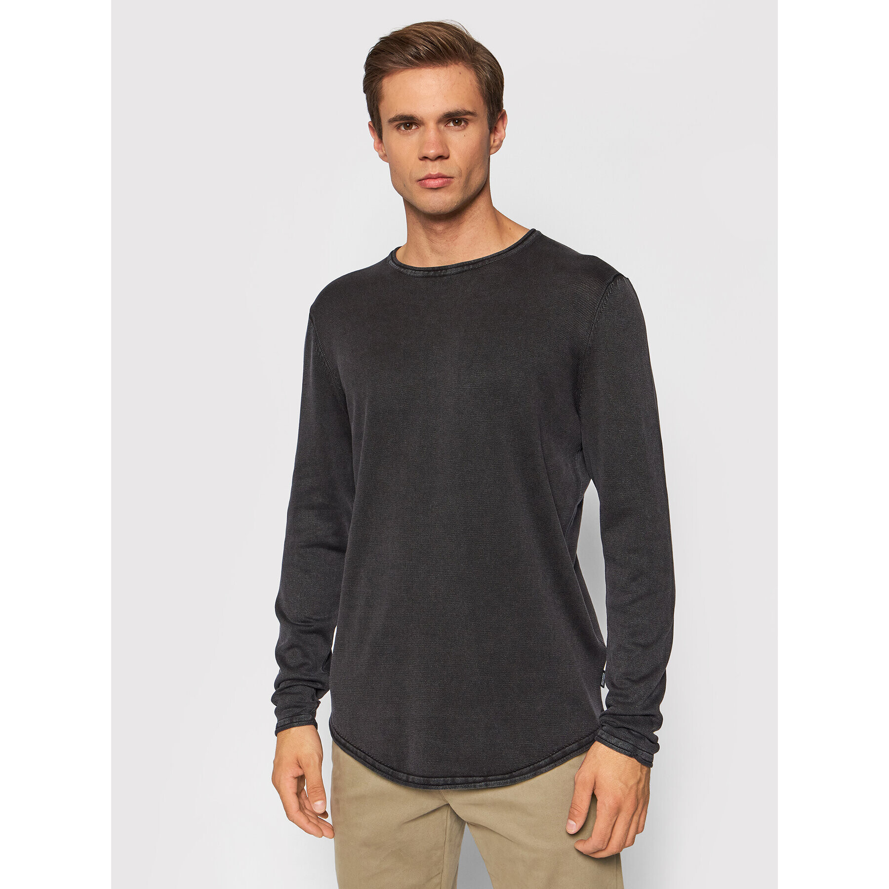 Only & Sons Тениска с дълъг ръкав Garson 22021094 Черен Regular Fit - Pepit.bg