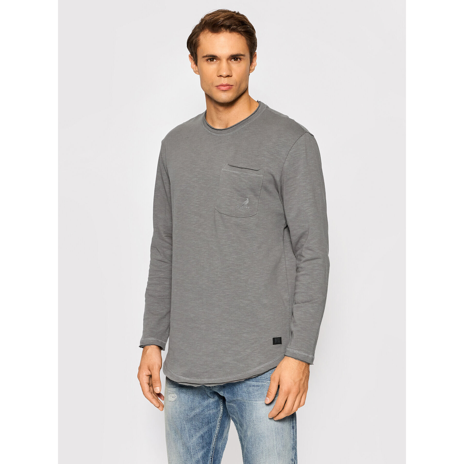 Only & Sons Тениска с дълъг ръкав Klas 22020359 Сив Regular Fit - Pepit.bg