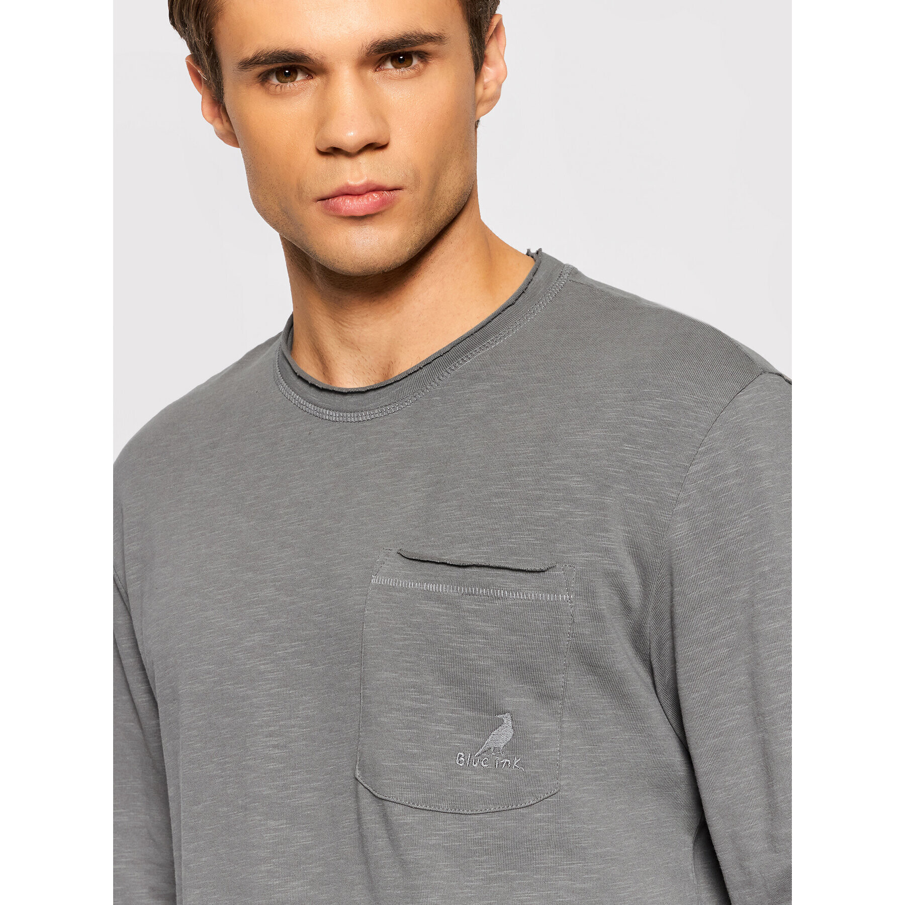 Only & Sons Тениска с дълъг ръкав Klas 22020359 Сив Regular Fit - Pepit.bg