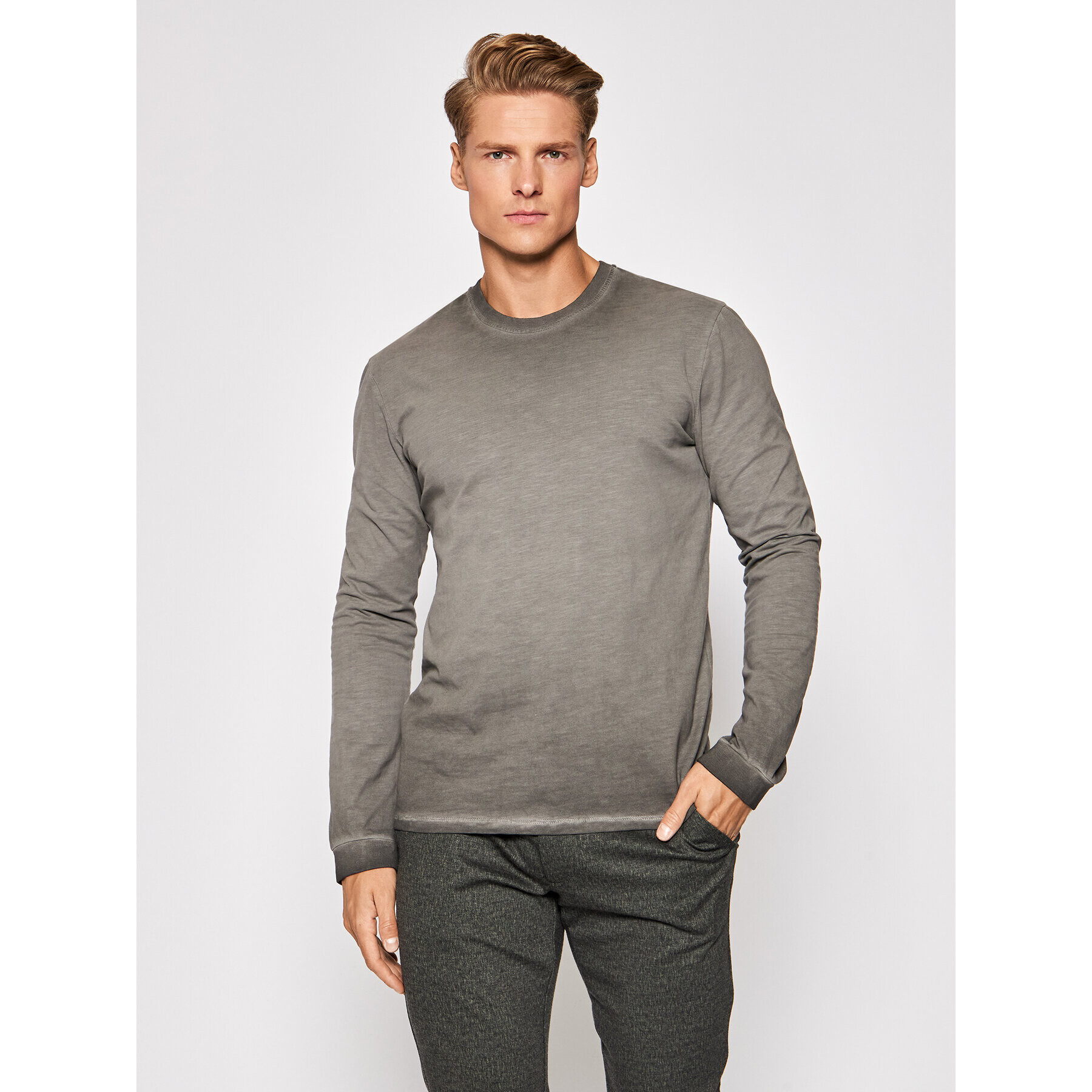 Only & Sons Тениска с дълъг ръкав Millenium 22020148 Сив Regular Fit - Pepit.bg