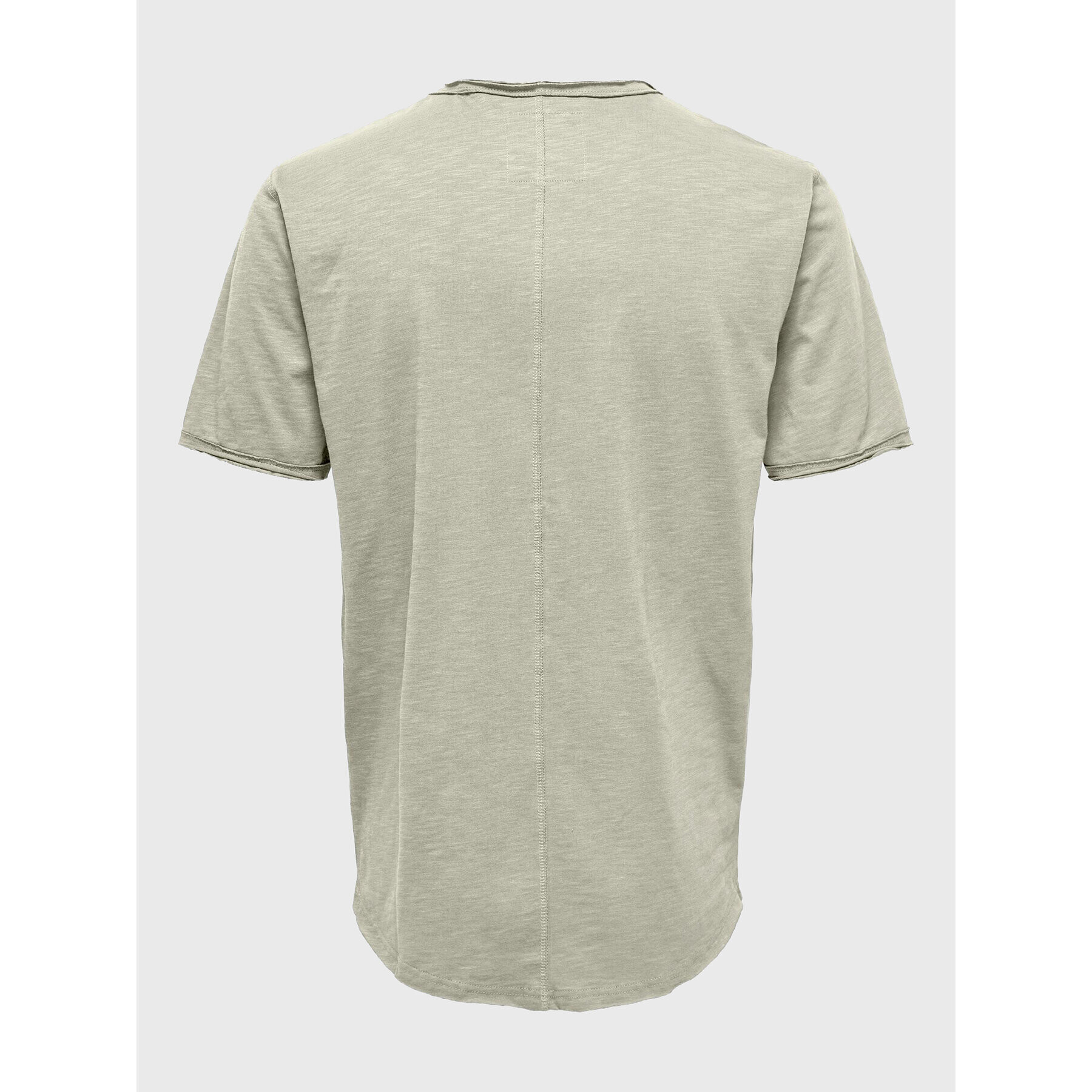 Only & Sons Тишърт 22017822 Зелен Long Line Fit - Pepit.bg