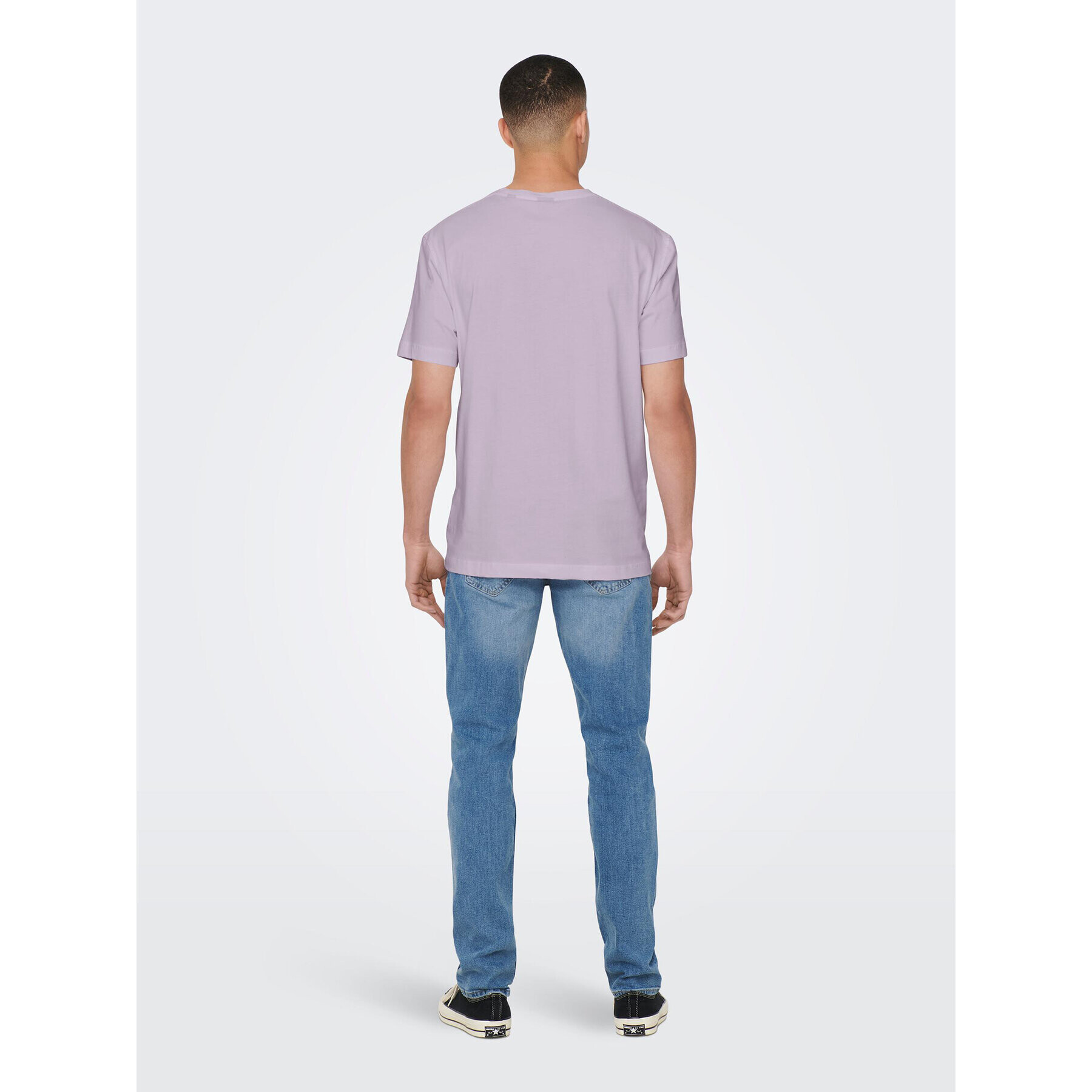 Only & Sons Тишърт 22025208 Виолетов Regular Fit - Pepit.bg