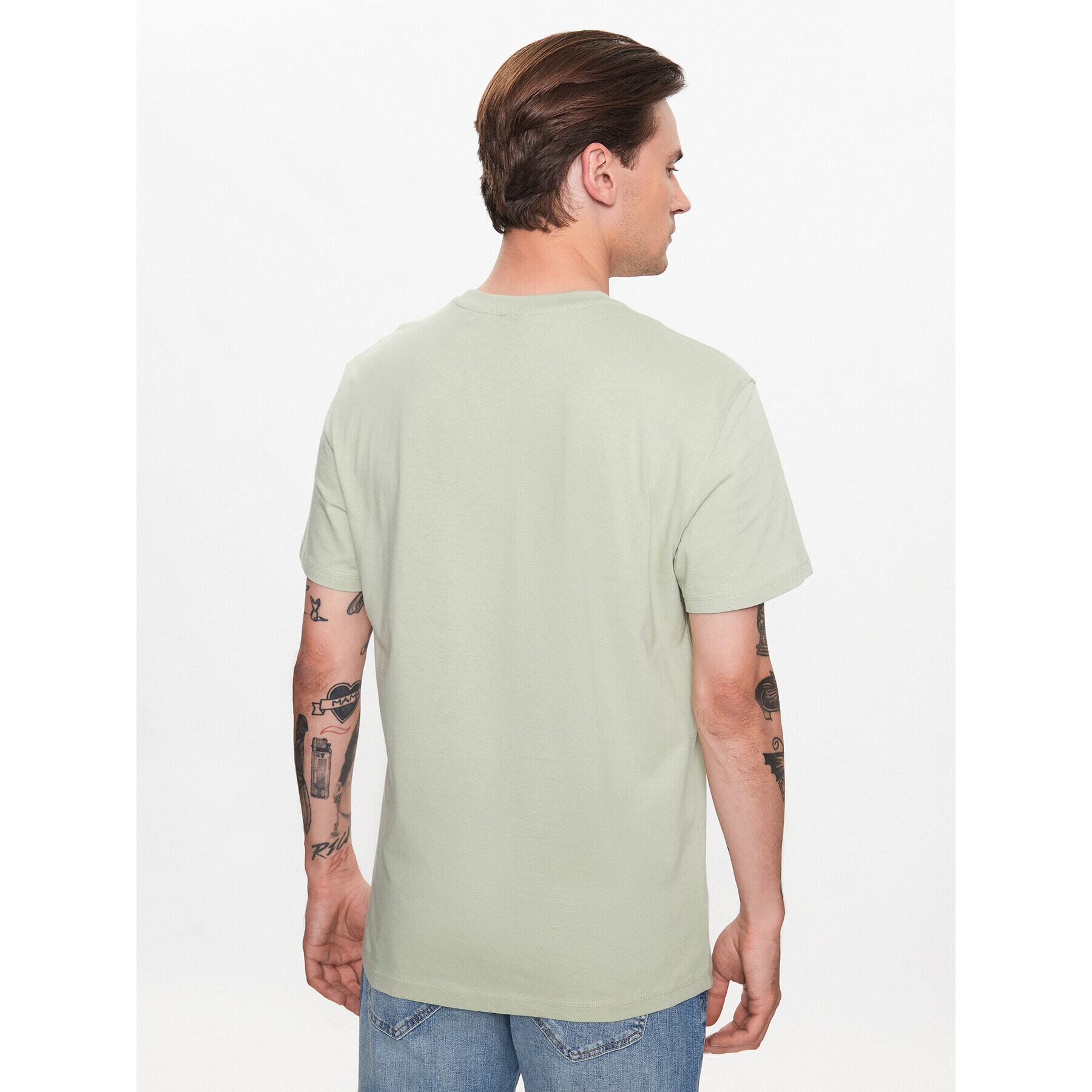 Only & Sons Тишърт 22025208 Зелен Regular Fit - Pepit.bg