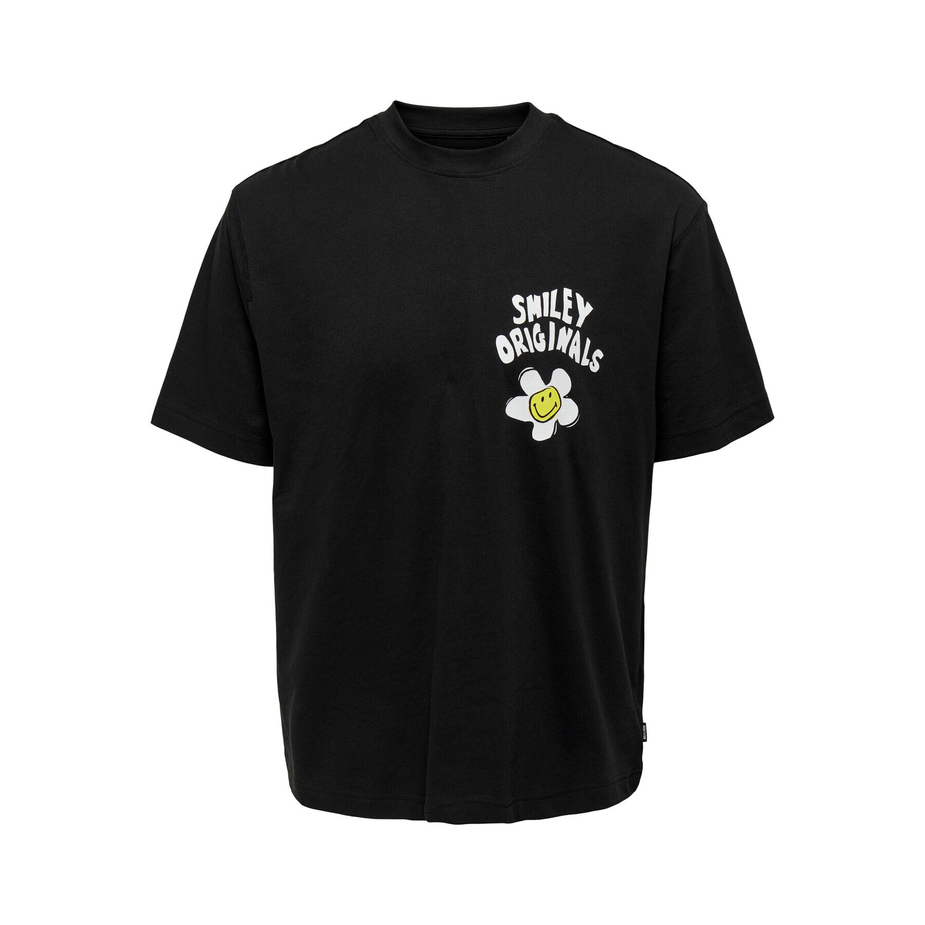 Only & Sons Тишърт 22025281 Черен Relaxed Fit - Pepit.bg