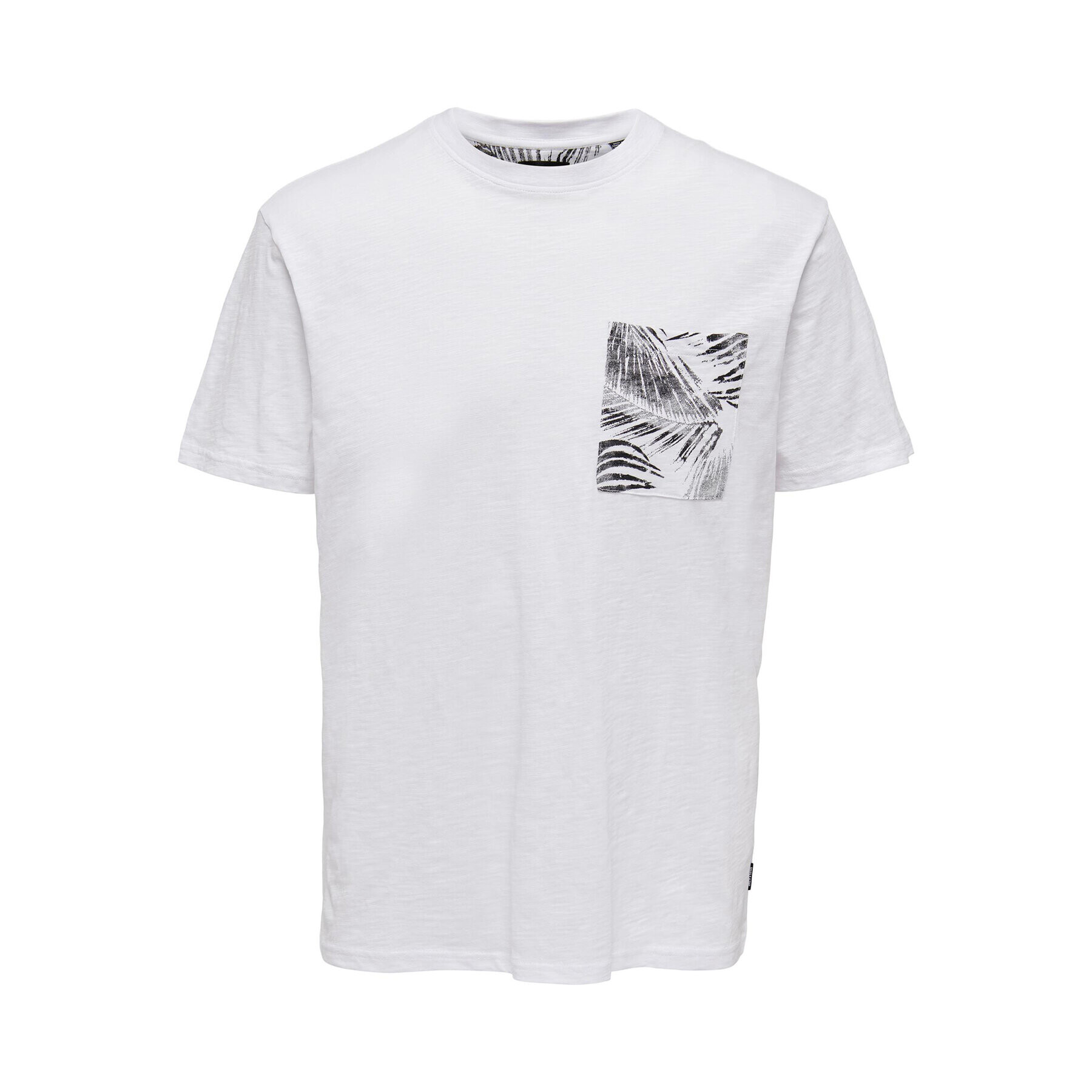 Only & Sons Тишърт 22025286 Бял Regular Fit - Pepit.bg