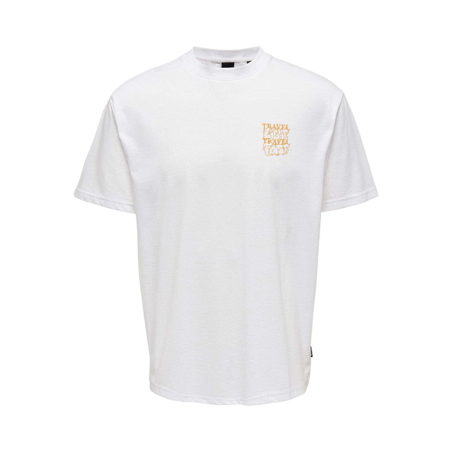 Only & Sons Тишърт 22025299 Бял Relaxed Fit - Pepit.bg